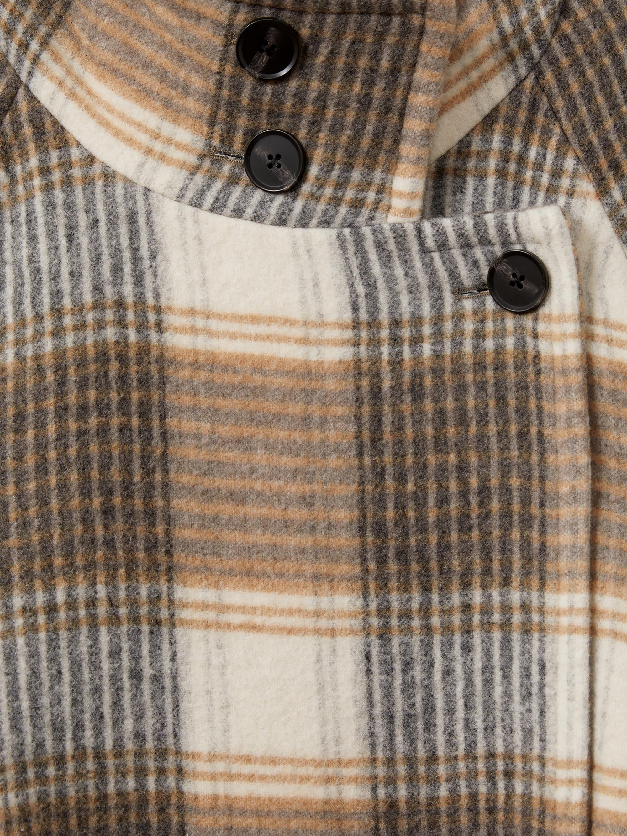 Reiss Piper Check Wool-Blend Coat | Saks Fifth Avenue