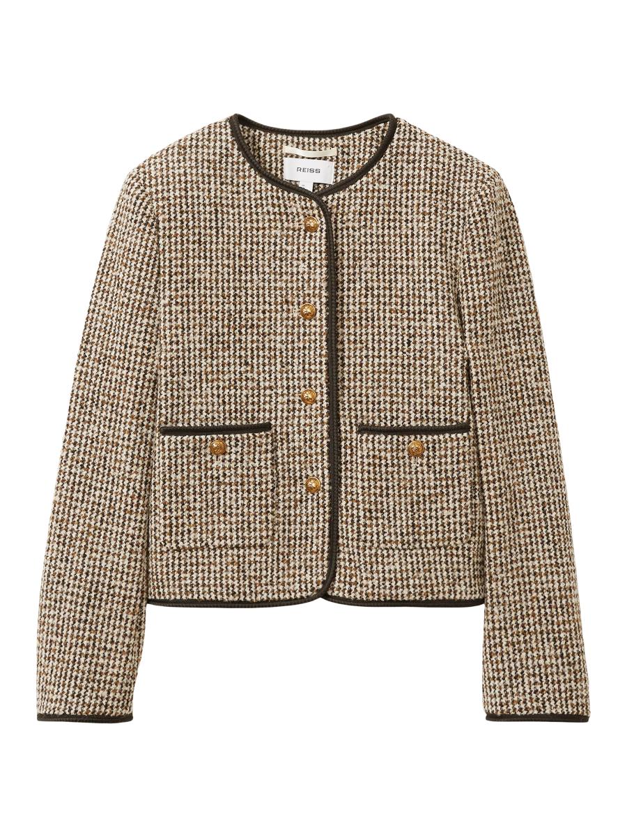 美品】IENA LINEN Tweed ジャケット