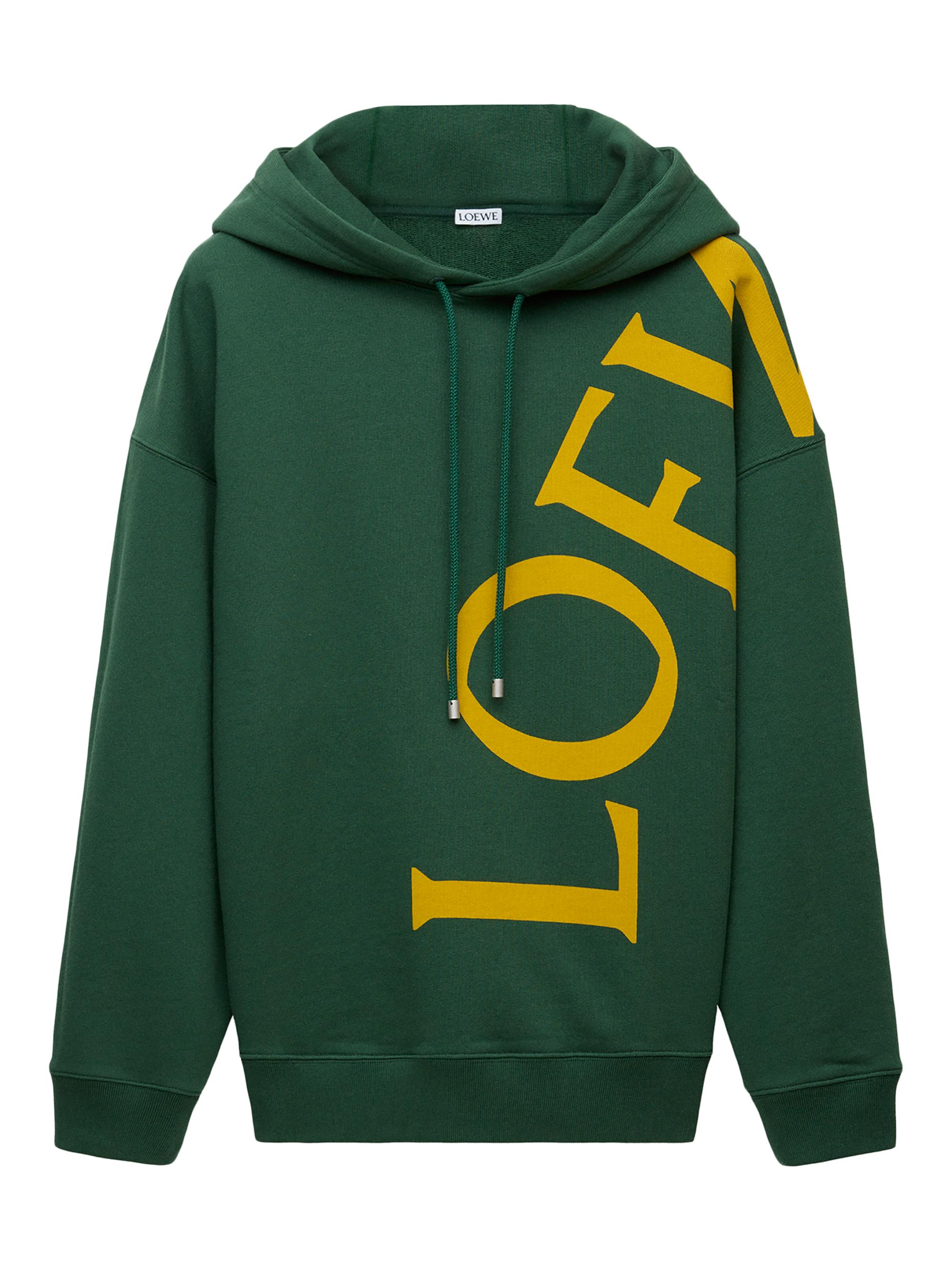 LOEWE Leather Pocket Relaxed-Fit Hoodie | Saks Fifth Avenue