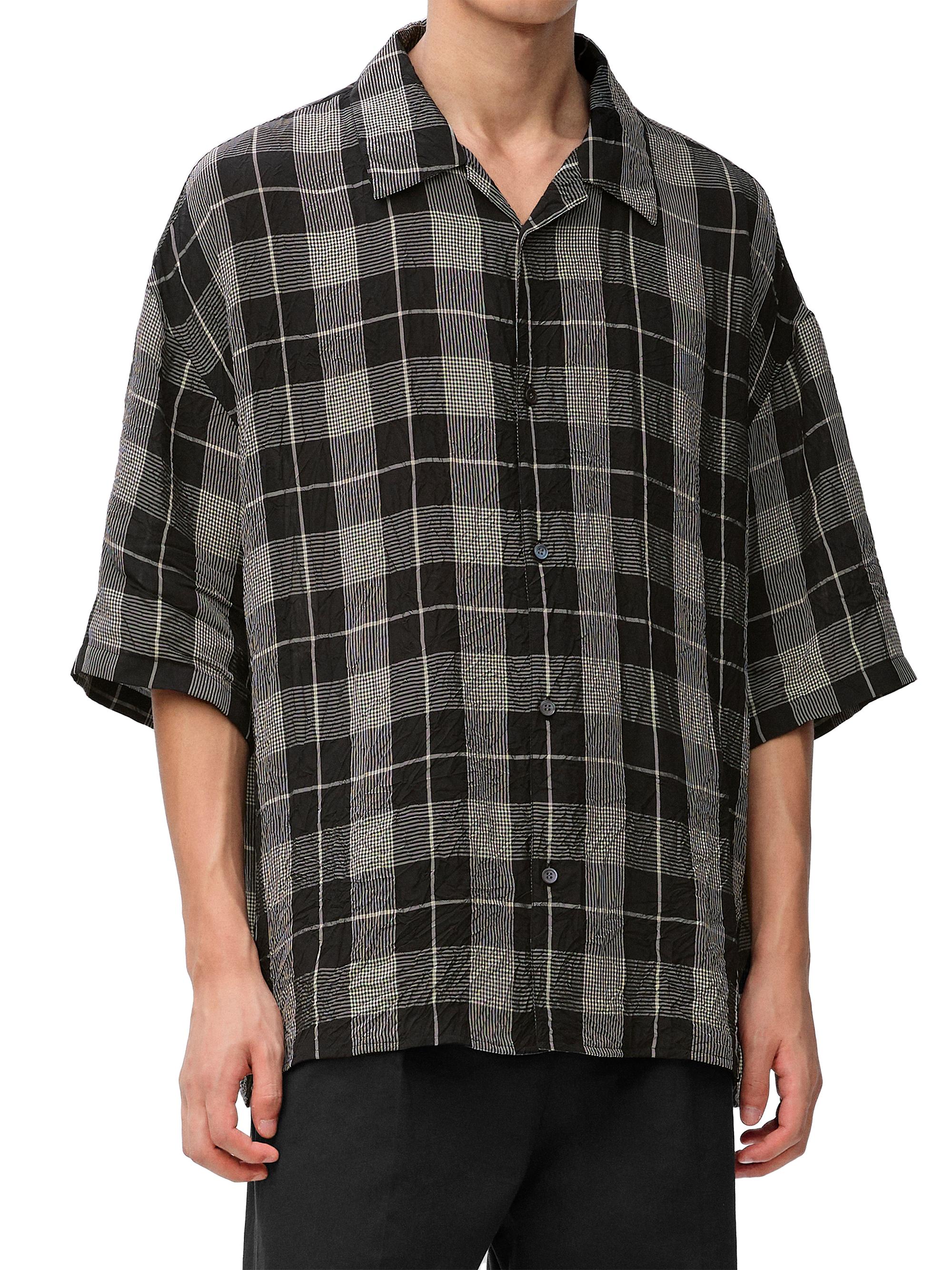 LOEWE Plaid Short-Sleeve Shirt | Saks Fifth Avenue
