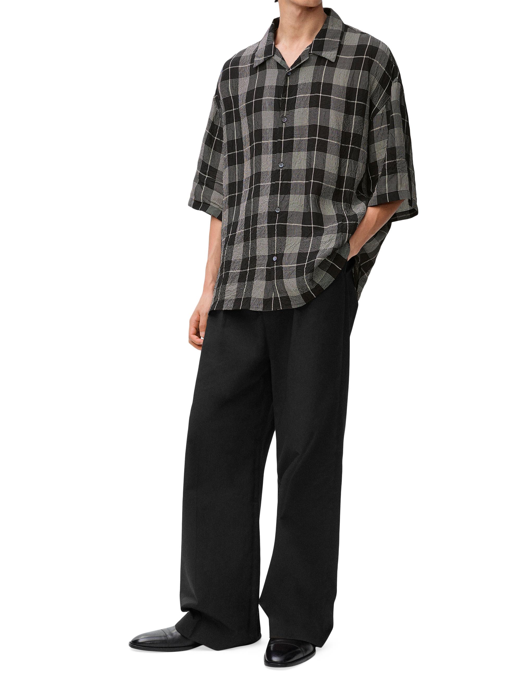LOEWE Plaid Short-Sleeve Shirt | Saks Fifth Avenue