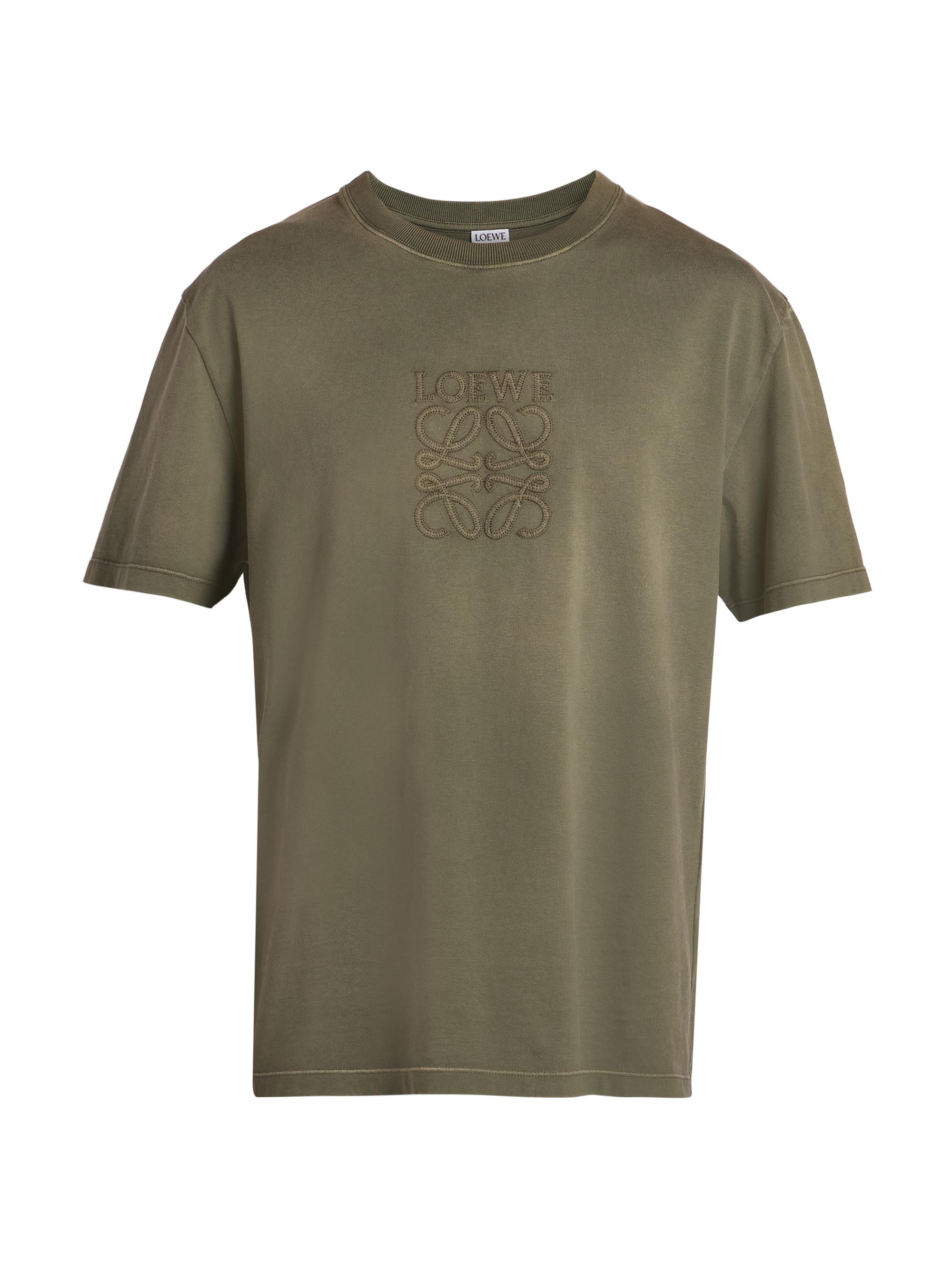 LOEWE Tシャツ LOEWE（ロエベ） Tシャツ トップス アナグラム 刺繍 クルーネック 半袖