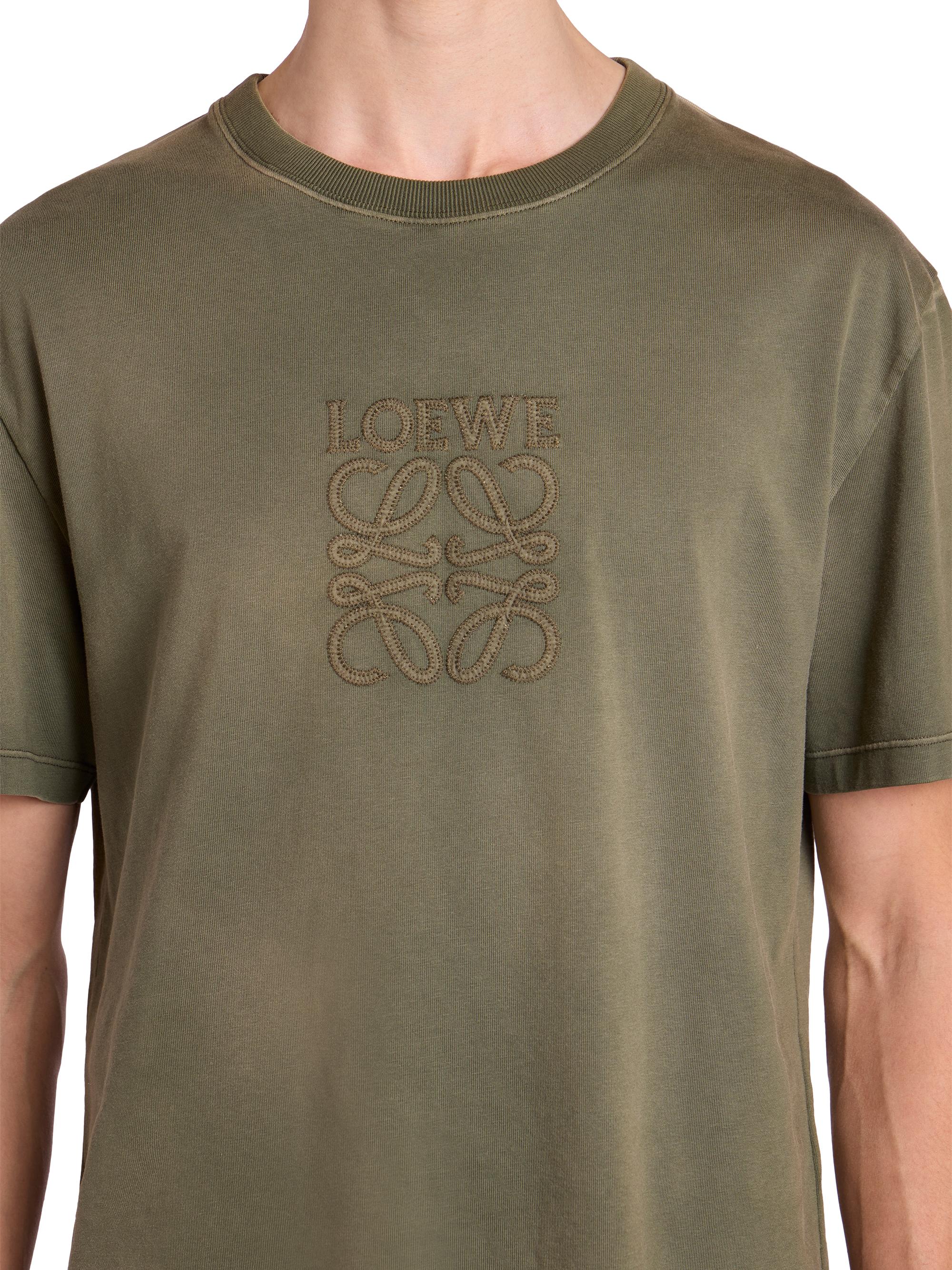 【国内正規品】LOEWE ANAGRAM REGULAR FIT T-SHIRT Loewe Anagram Chest Logo White T Shirt | H526Y22X75-2100