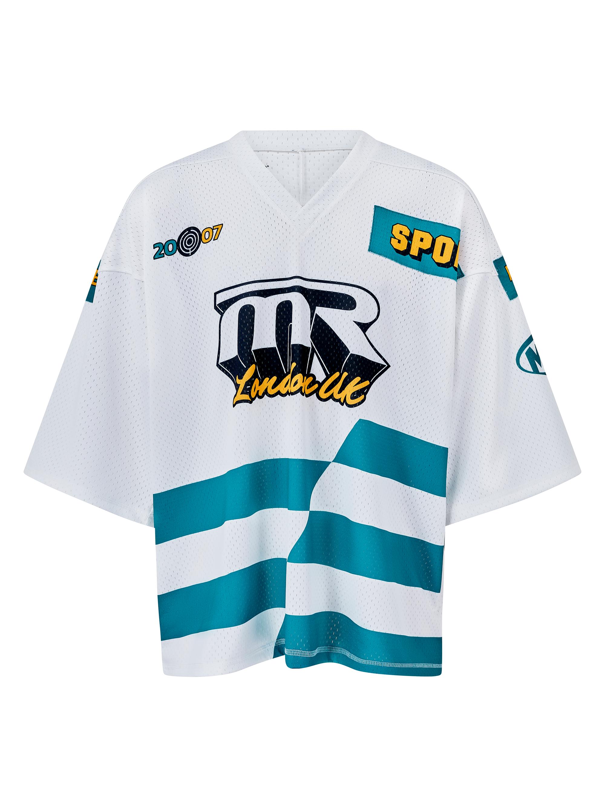 Martine Rose Men's Oversized Football Top - White