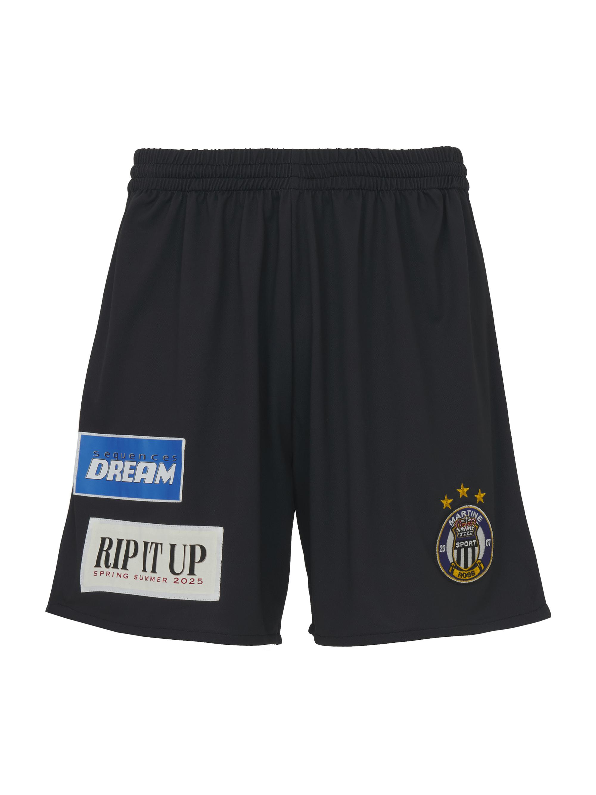 Martine Rose Men's Football Shorts - Black