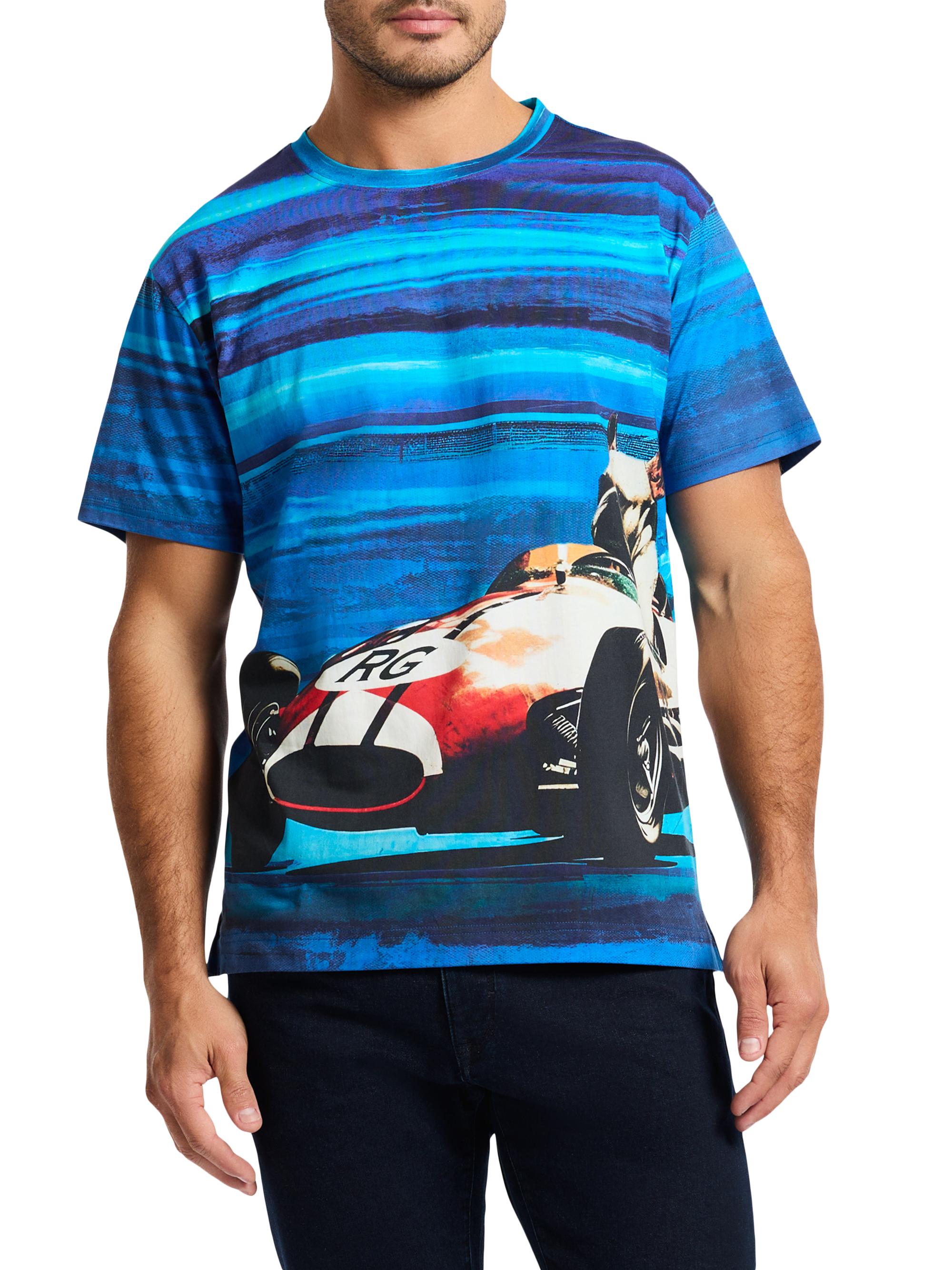 Robert Graham Men's Cruisin Graham Graphic T-Shirt - Cobalt