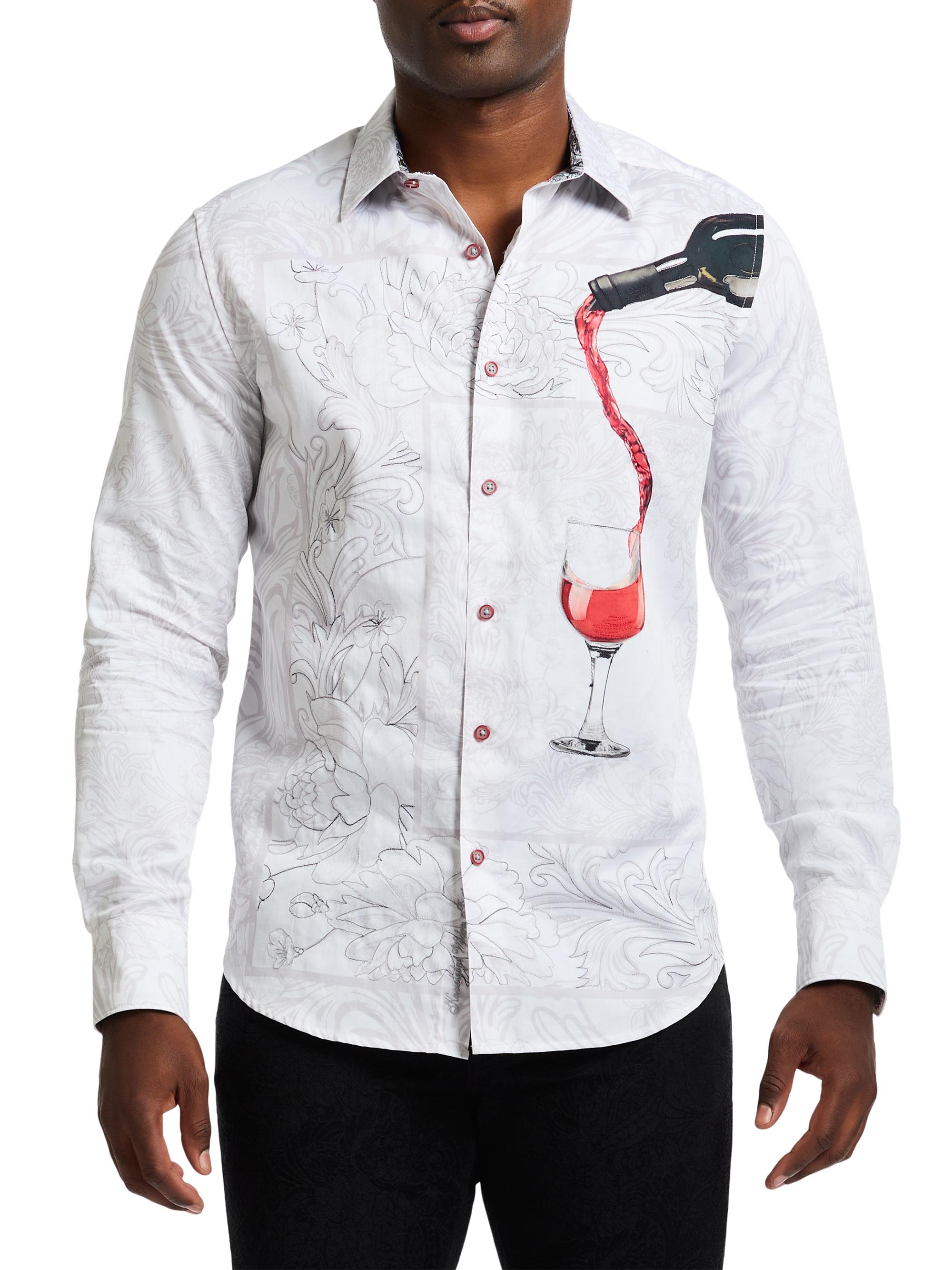 Robert Graham Men's Grenashe Woven Shirt - White