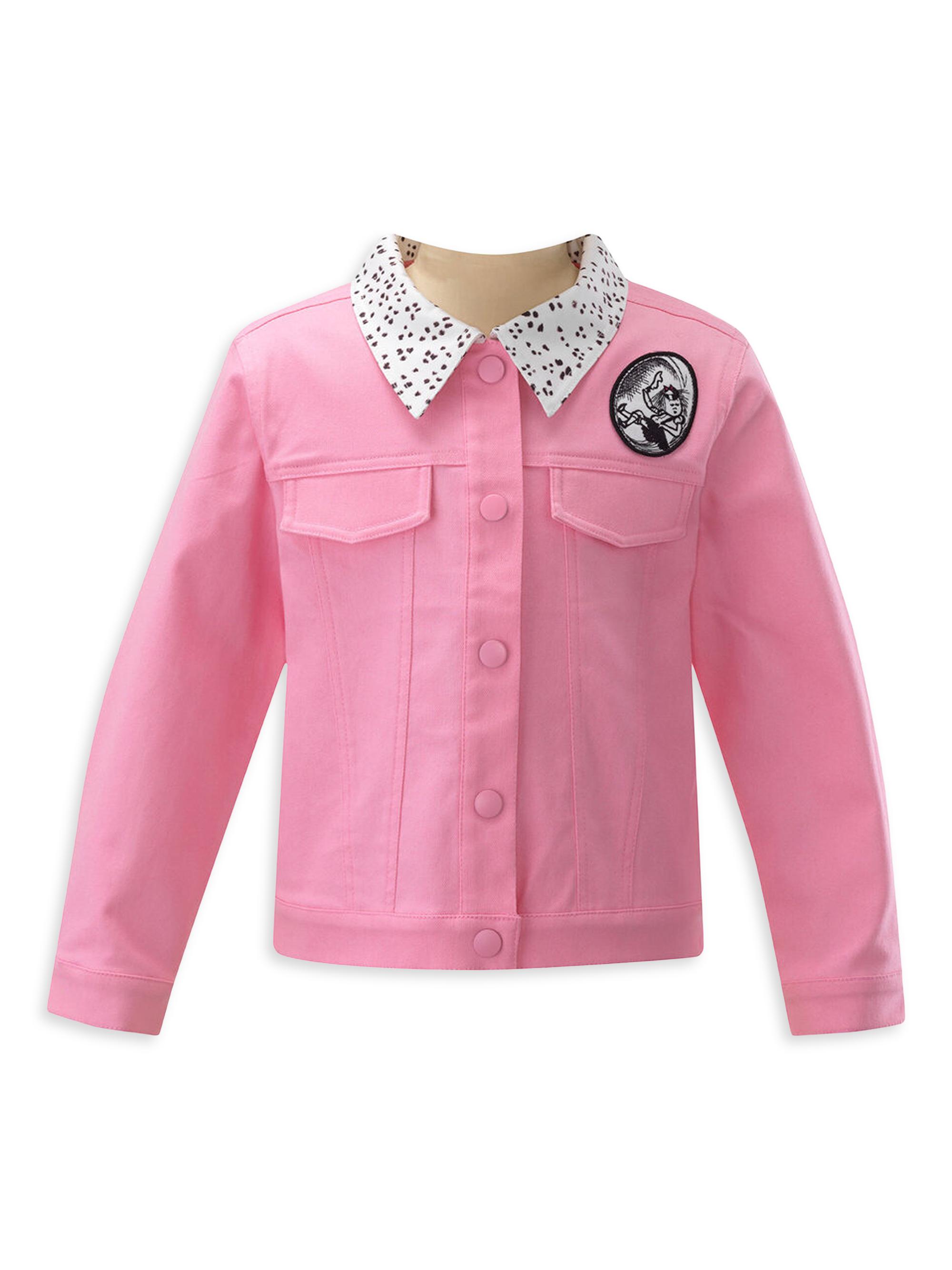 Rachel Riley Eloise Little Girl's & Girl's Eloise Logo Trucker Jacket - Pink