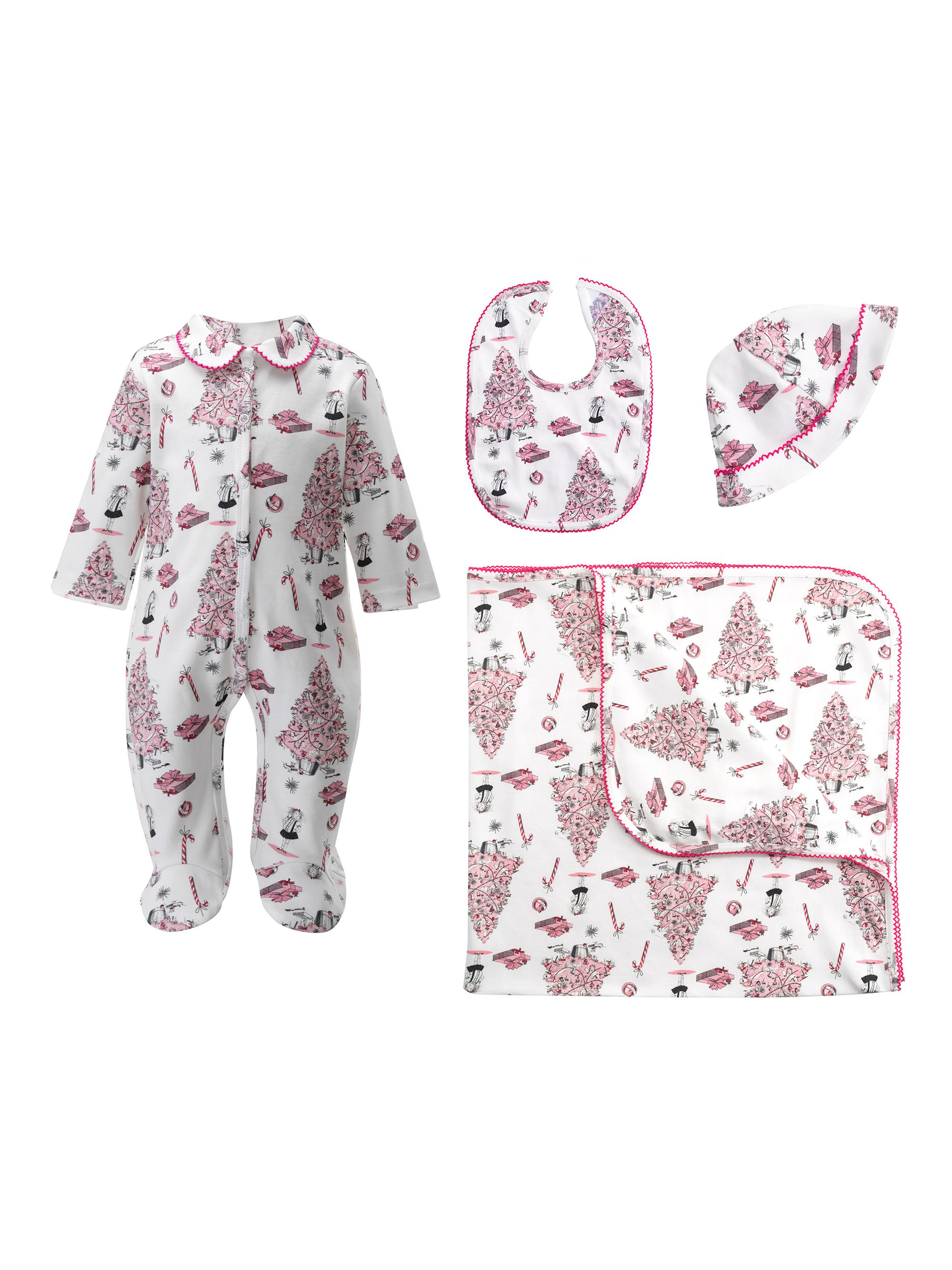 Rachel Riley Eloise Baby Girl's Eloise Christmas Tree Gift Set - Pink 18 Months