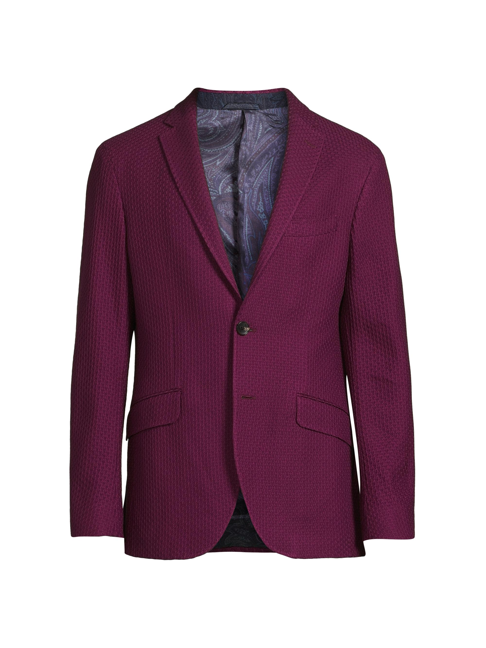 Etro Men's Roma Cotton Jacket - Magenta | Thumbnail 7
