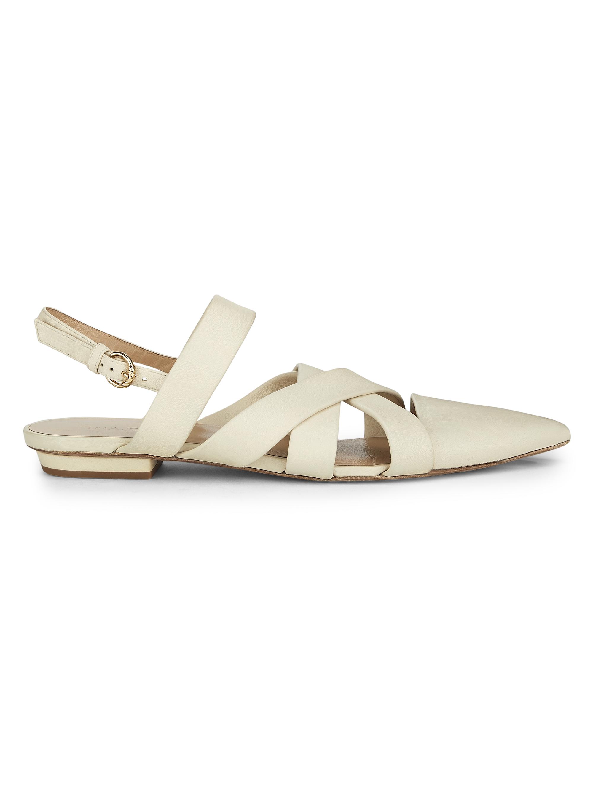 Ulla Johnson Tallulah Woven Leather Flats | Saks Fifth Avenue