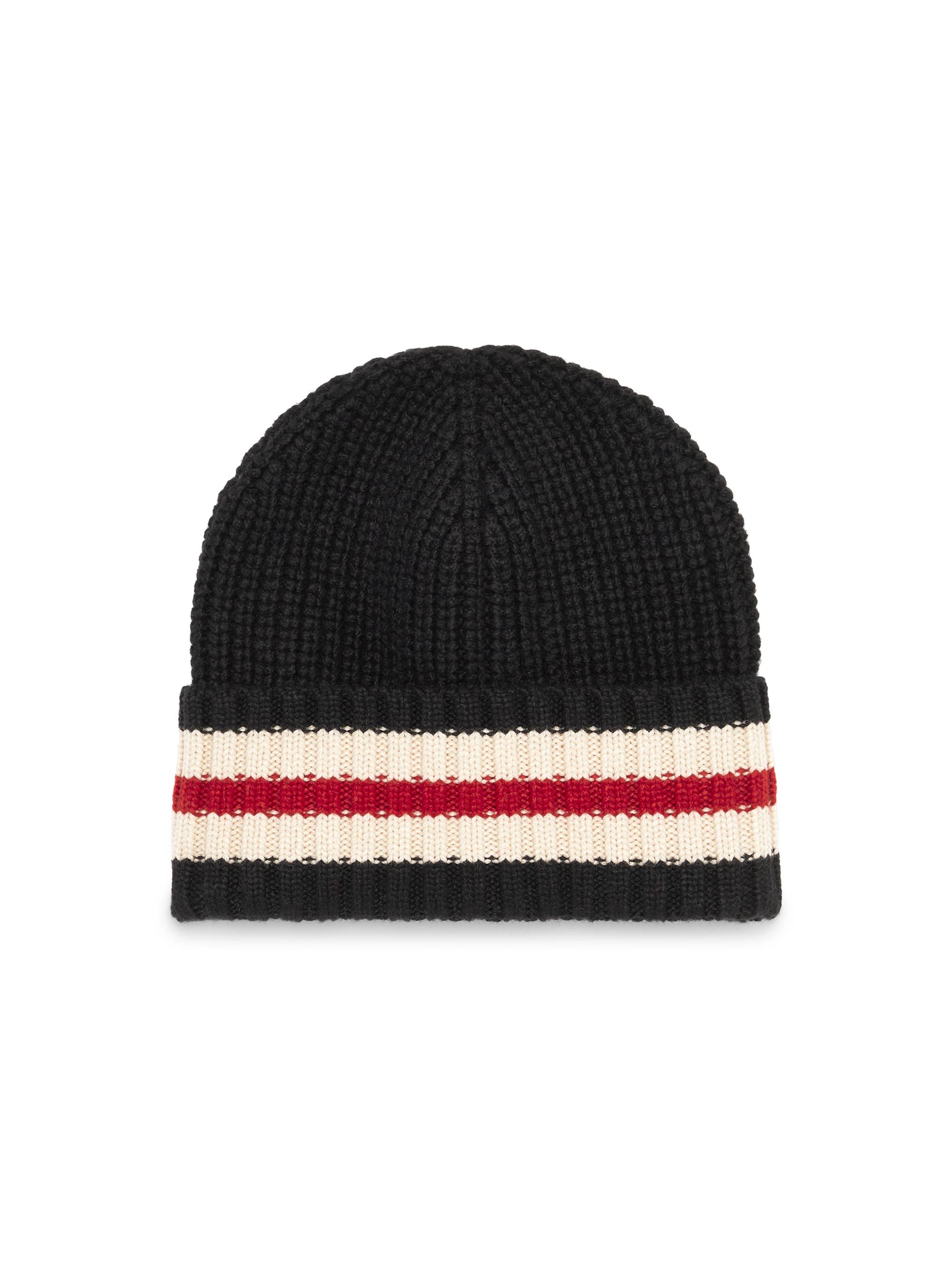 Brunello Cucinelli Women's Cashmere Feather Yarn English Rib Knit Beanie - Black