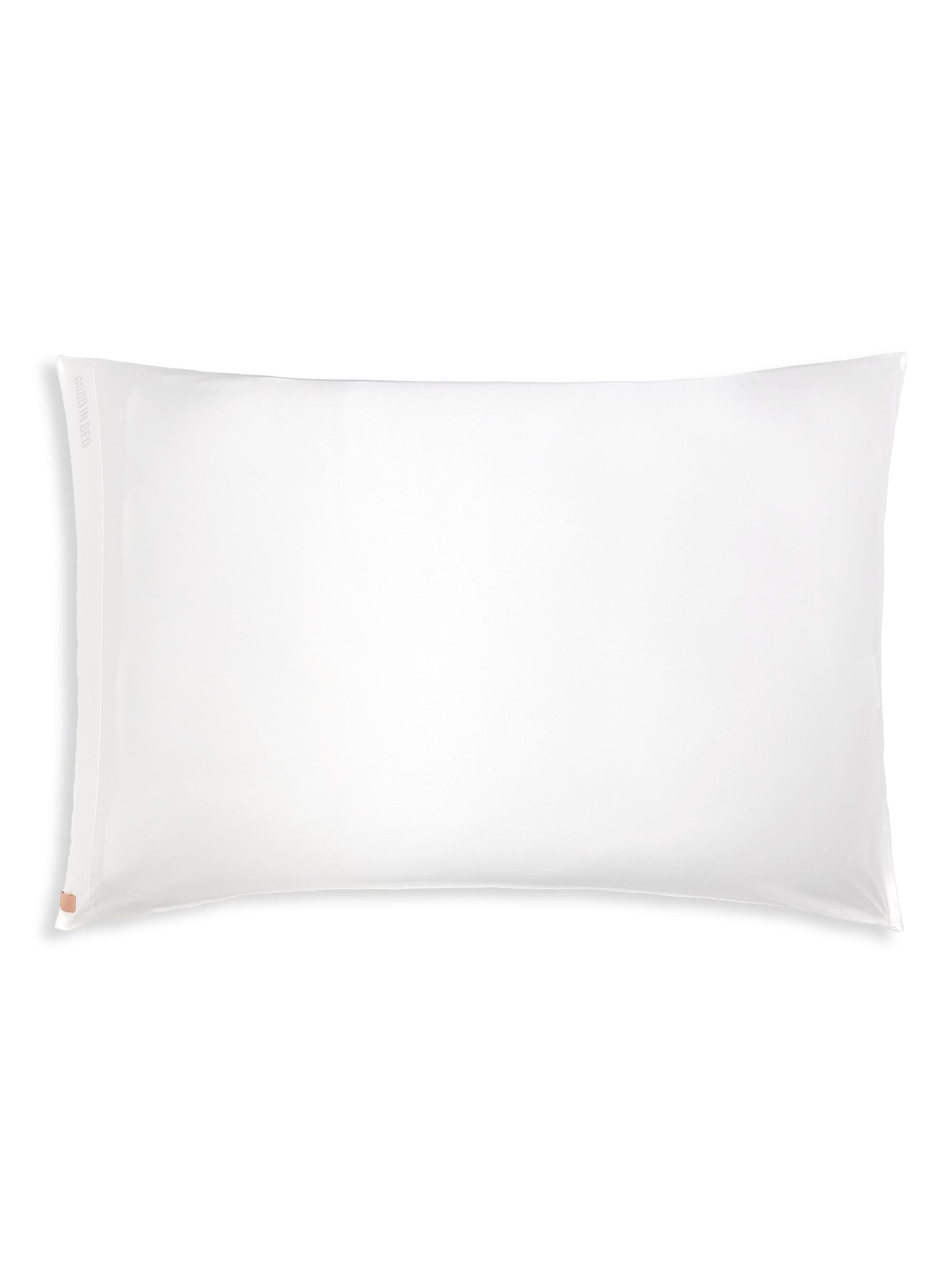 Lunya Good In Bed Silk Pillowcase - Tranquil White