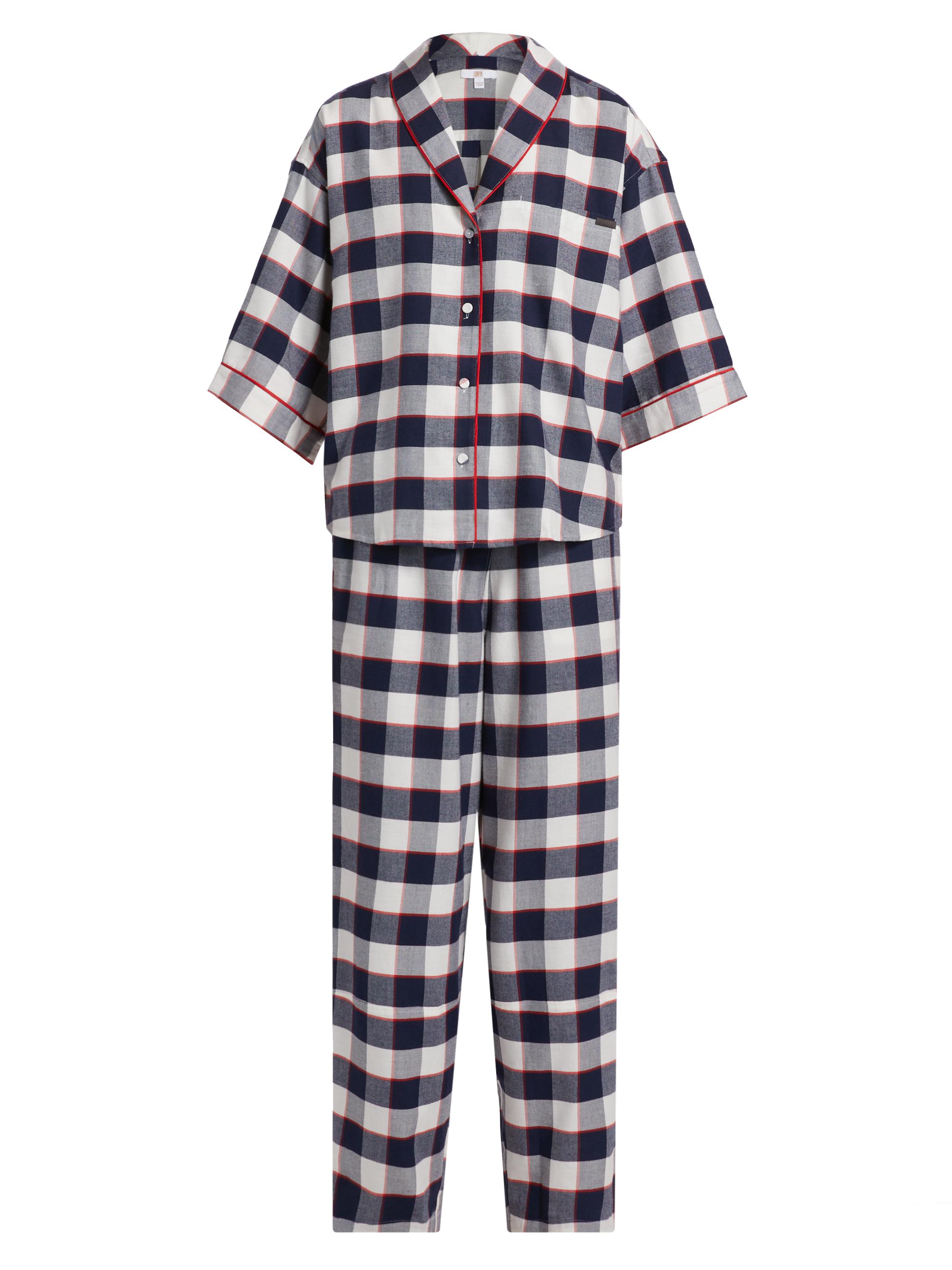 Lunya Women's Buffalo Check Flannel Pajamas - Alpine Plaid