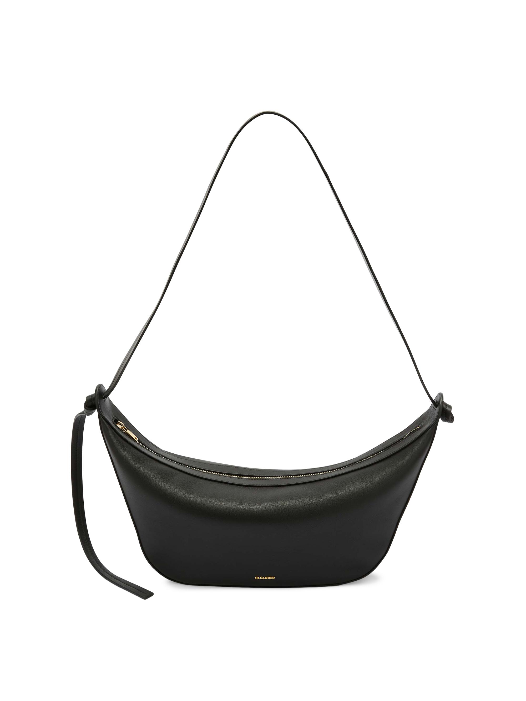 Jil Sander Women's Knot Leather Crossbody Bag - Black