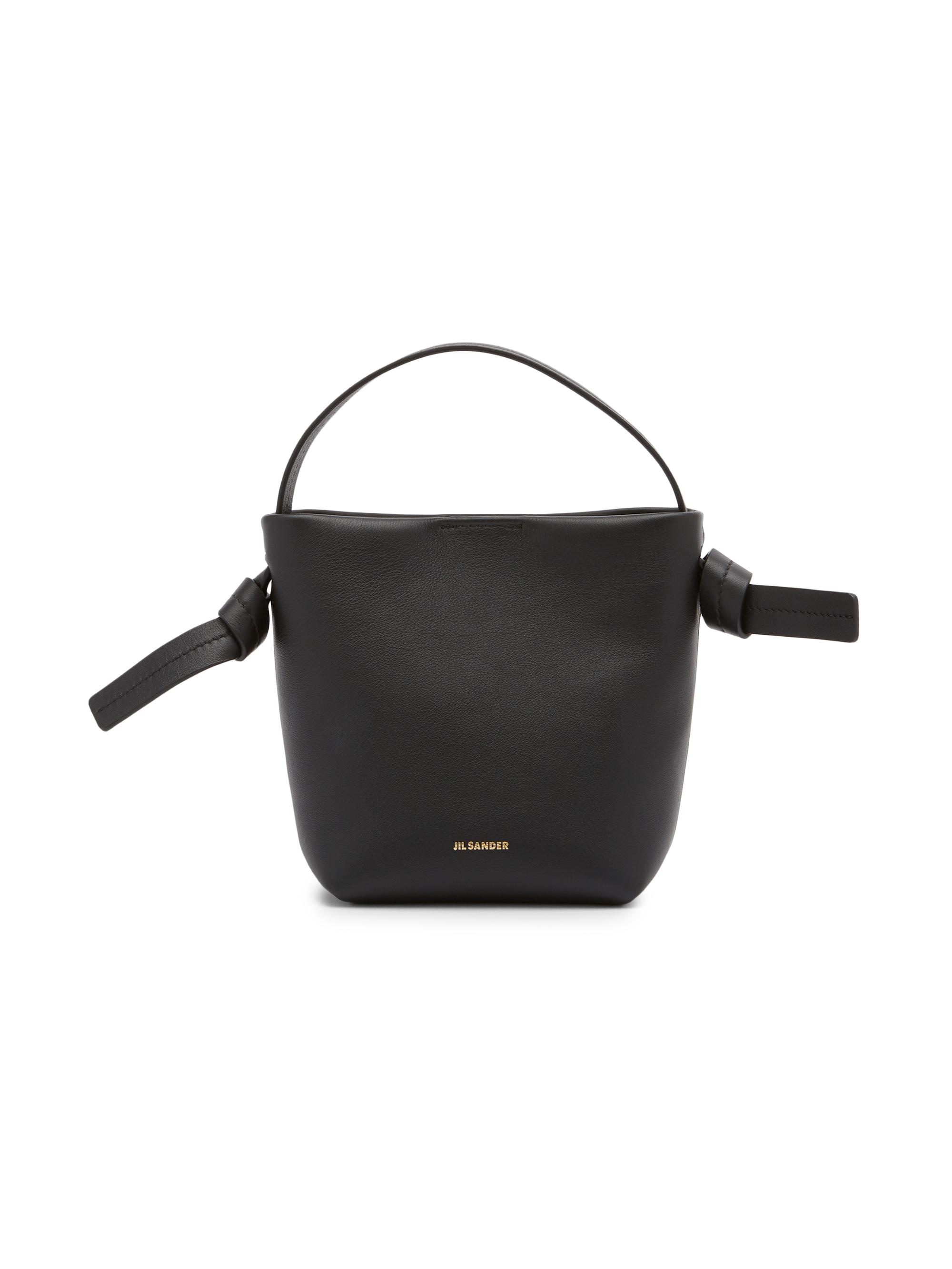 Jil Sander Women's Mini Knot Leather Hobo Bag - Fog