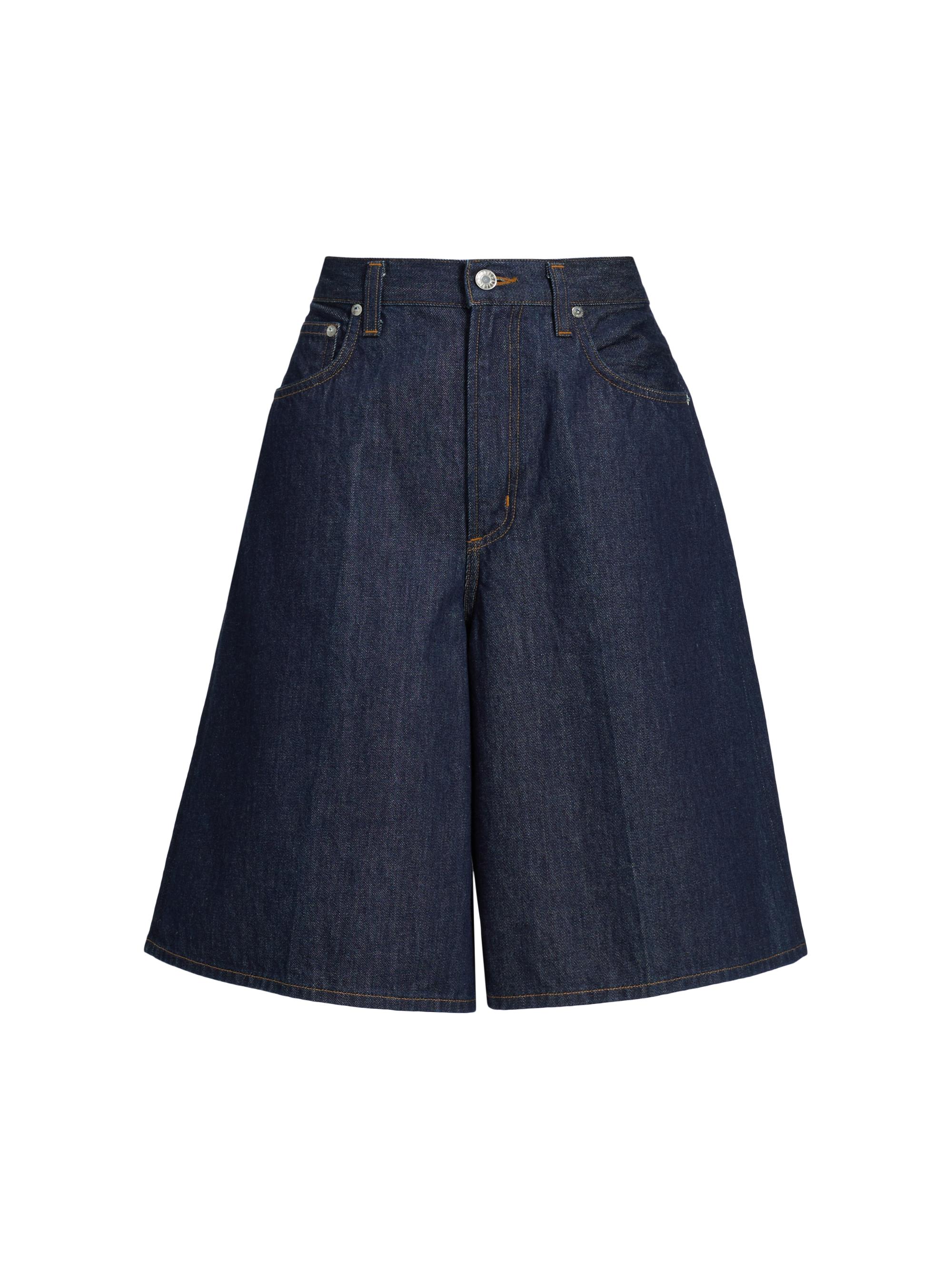 Agolde Women's Nolan Denim High-Rise Shorts - Pure Rinse Indigo