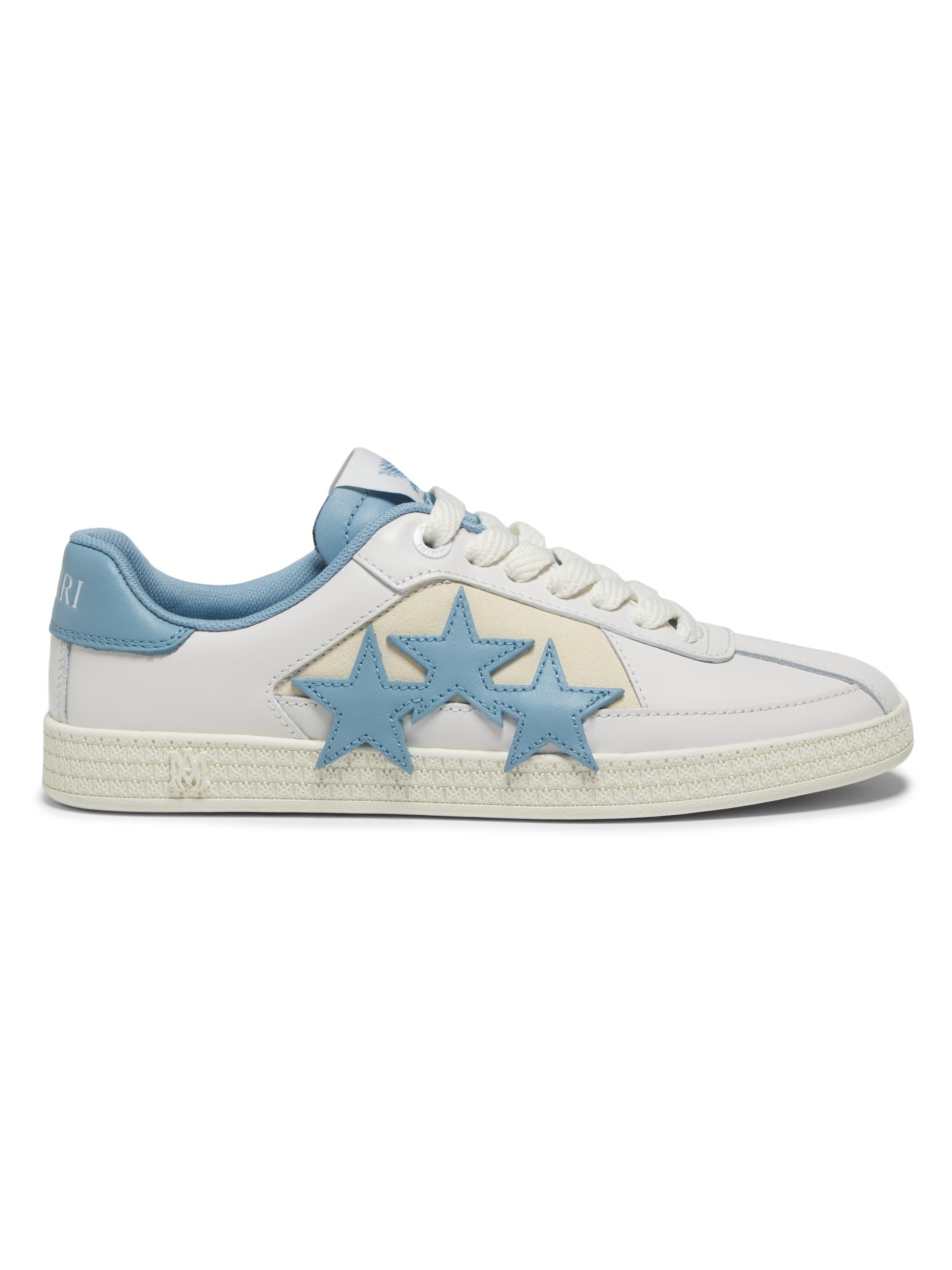 Amiri Women's Pacific Low-Top Leather Sneakers - Ocean Sky | Thumbnail 7