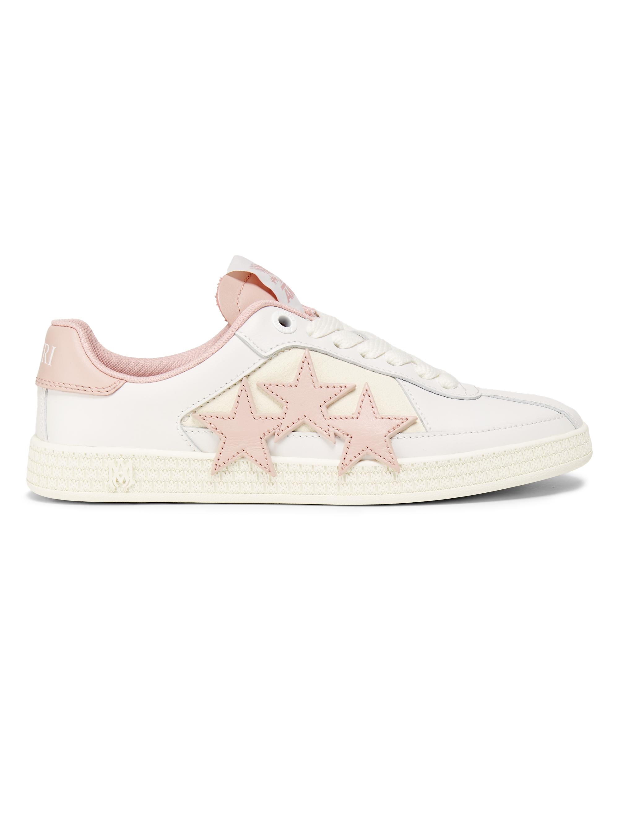 Amiri Women's Pacific Low-Top Leather Sneakers - Pale Peach