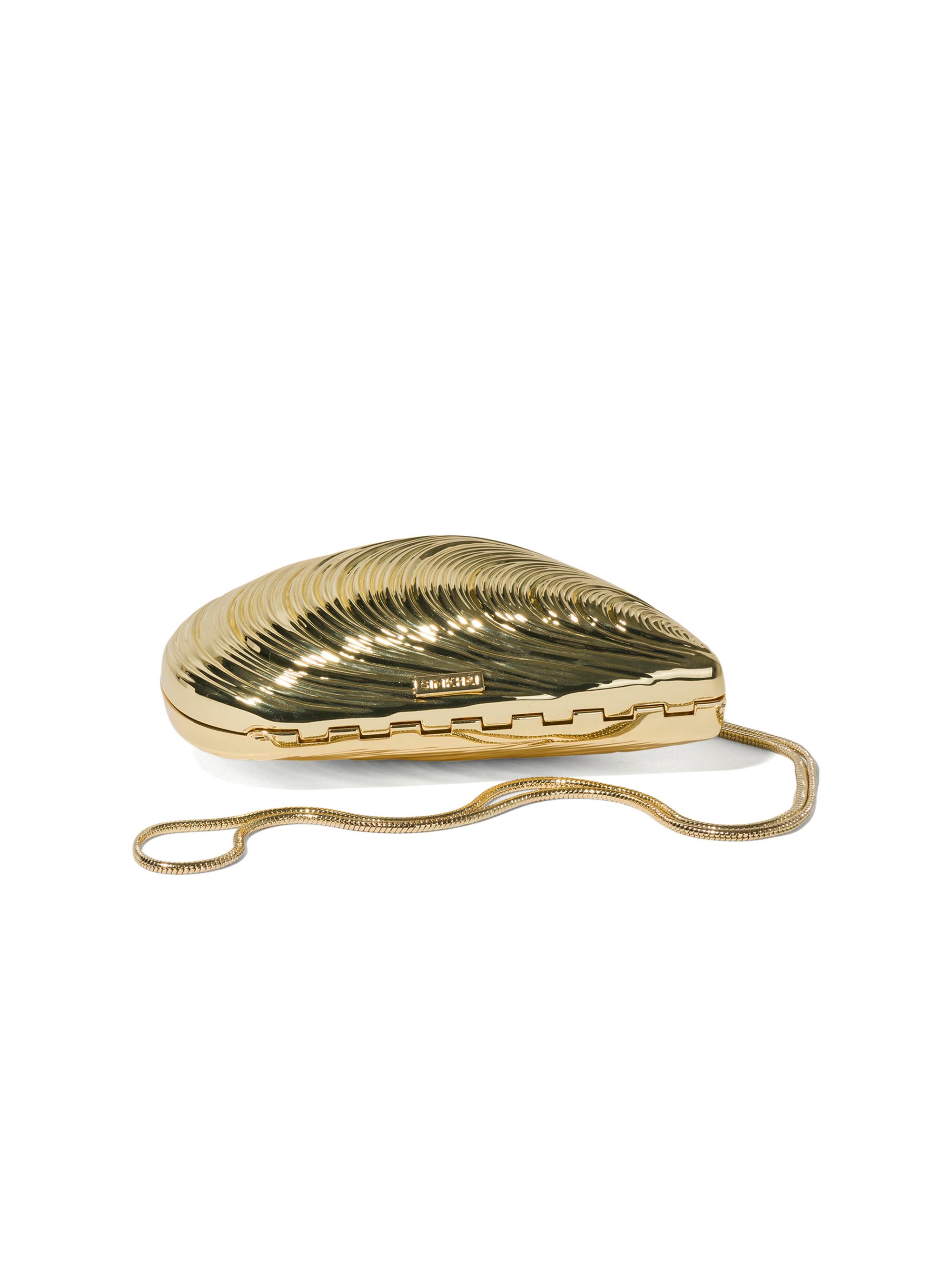 SIMKHAI Monet Metallic Shell Clutch | Saks Fifth Avenue
