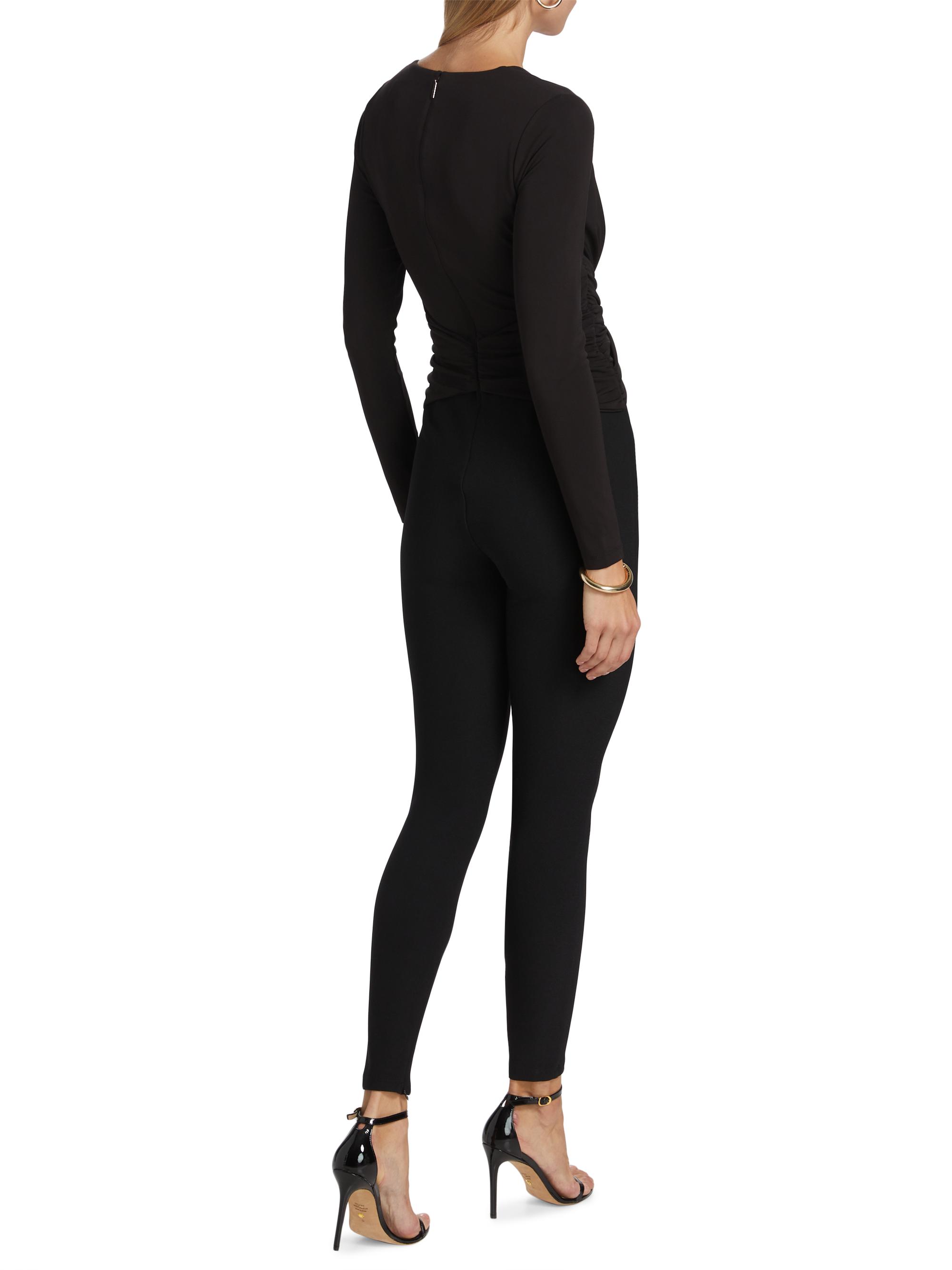 MICHAEL Michael Kors Twist Stretch-Jersey V-Neck Jumpsuit | Saks