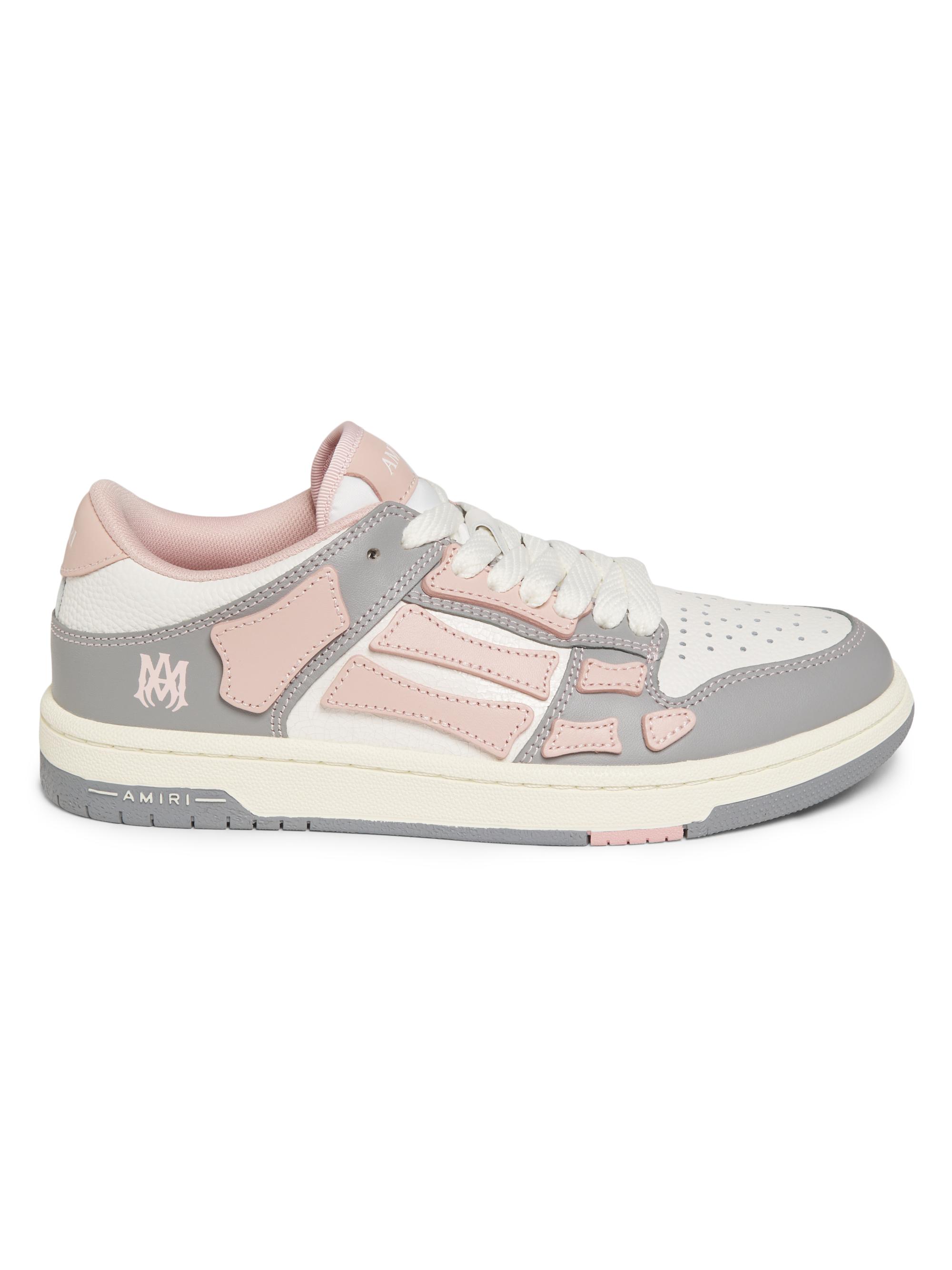 Amiri Women's Varsity Skel Top Low Sneakers - Pale Peach
