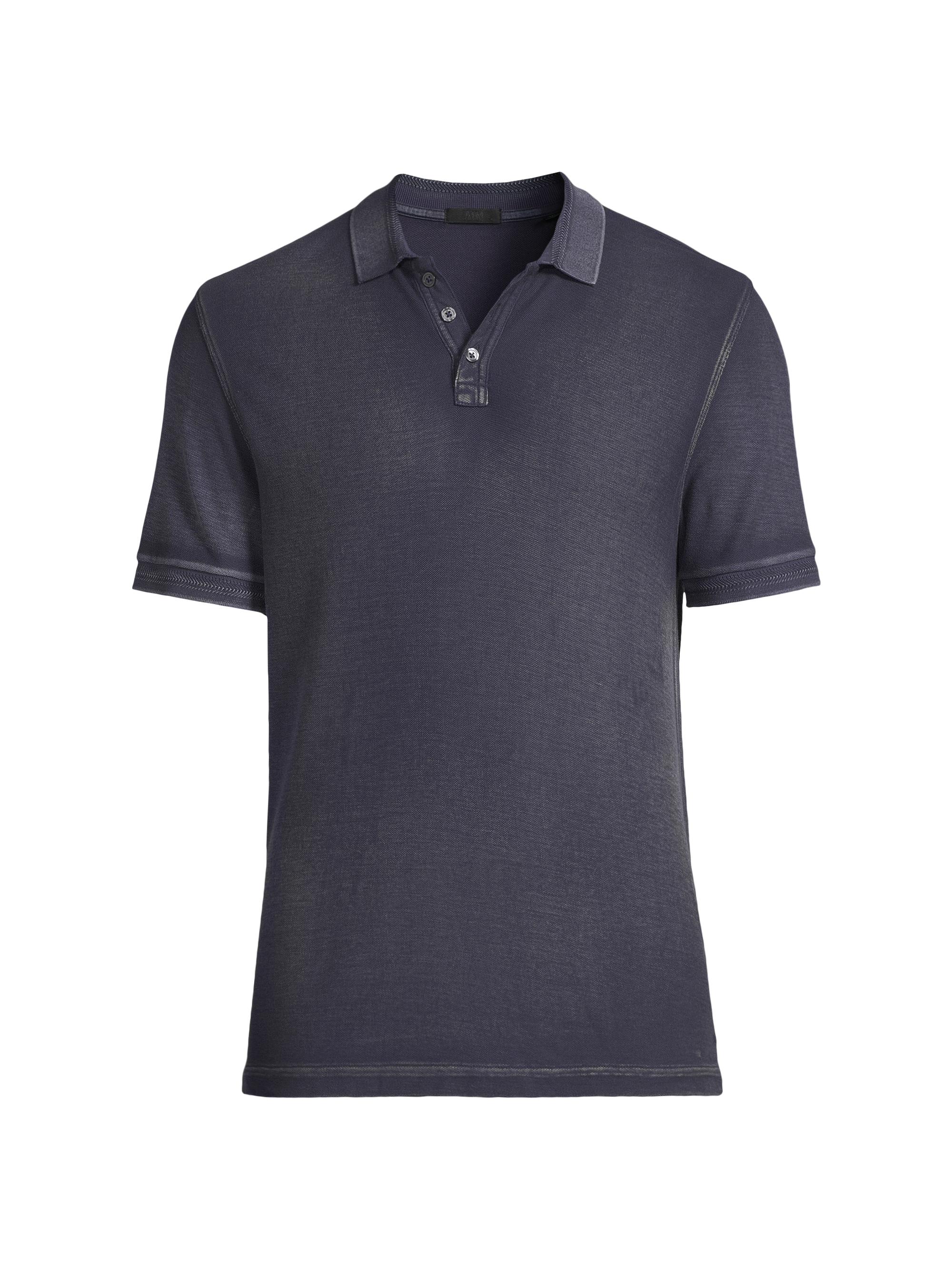 ATM Anthony Thomas Melillo Men's Pique Polo Shirt - Midnight