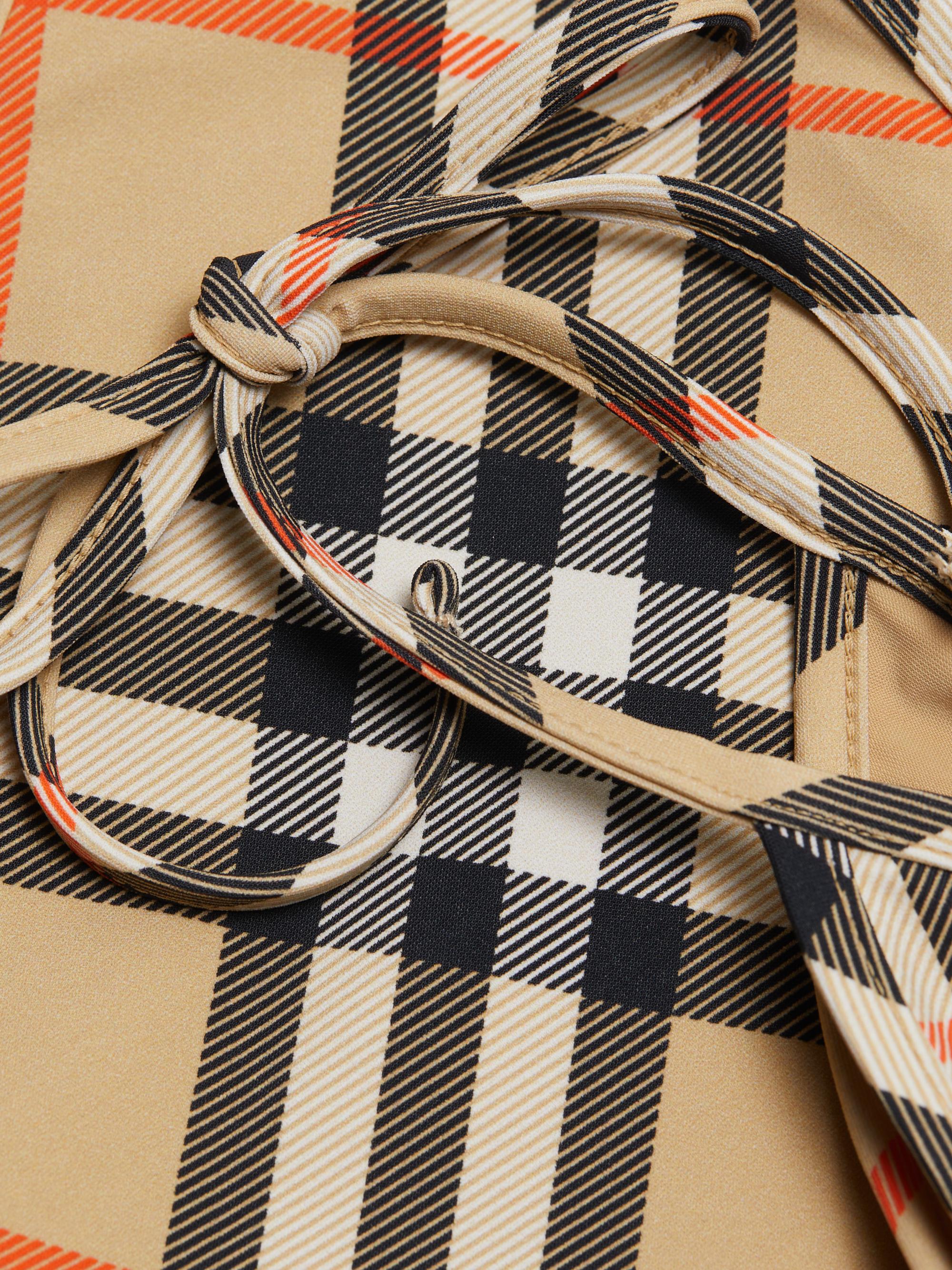 BURBERRYワンピース Burberry Baby Girl's Mini Sandie Check One-Piece Swimsuit