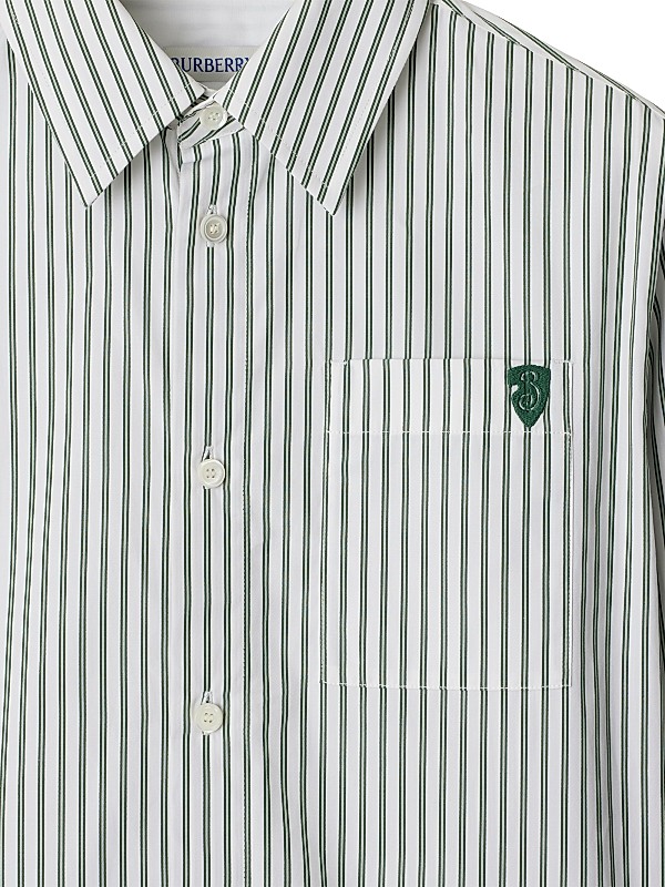 Shop Burberry Stripe Poplin Cotton Shirt | Saks Fifth Avenue Shop Burberry Stripe Poplin Cotton Shirt | Saks Fifth Avenue