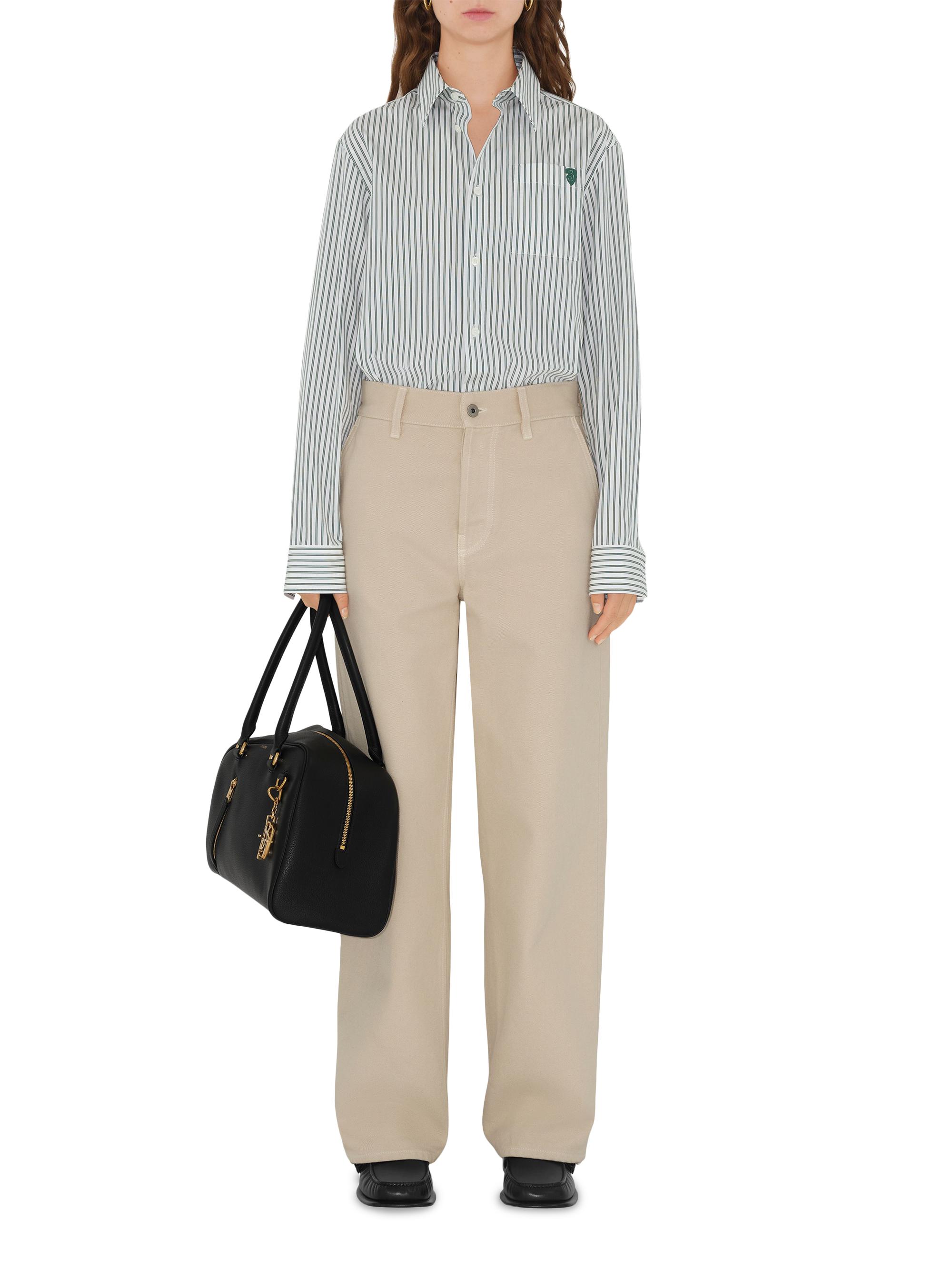 Burberry Stripe Poplin Cotton Shirt | Saks Fifth Avenue