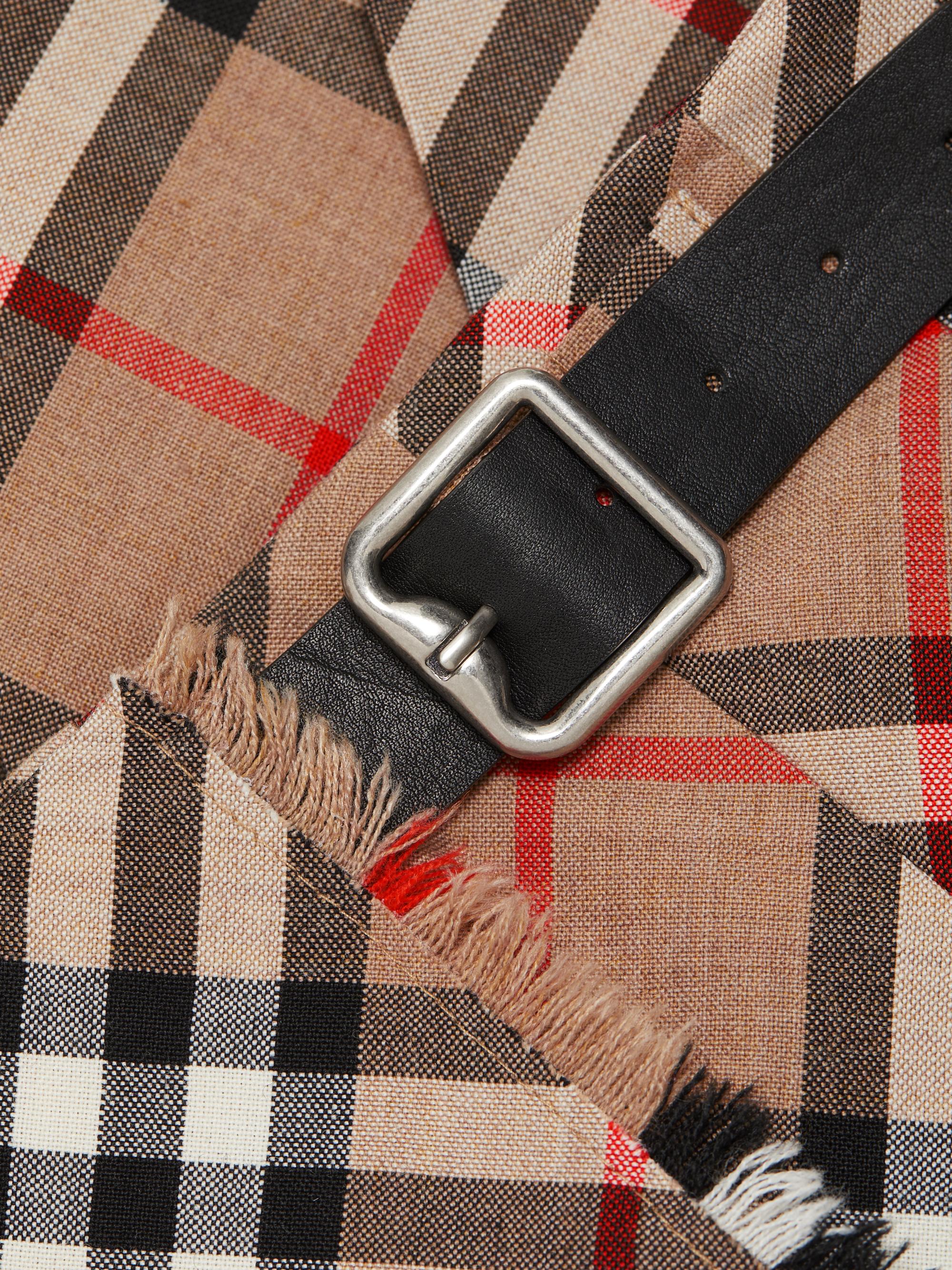 BURBERRY 腰巻スカート Burberry Check Wrap Skirt | Saks Fifth Avenue