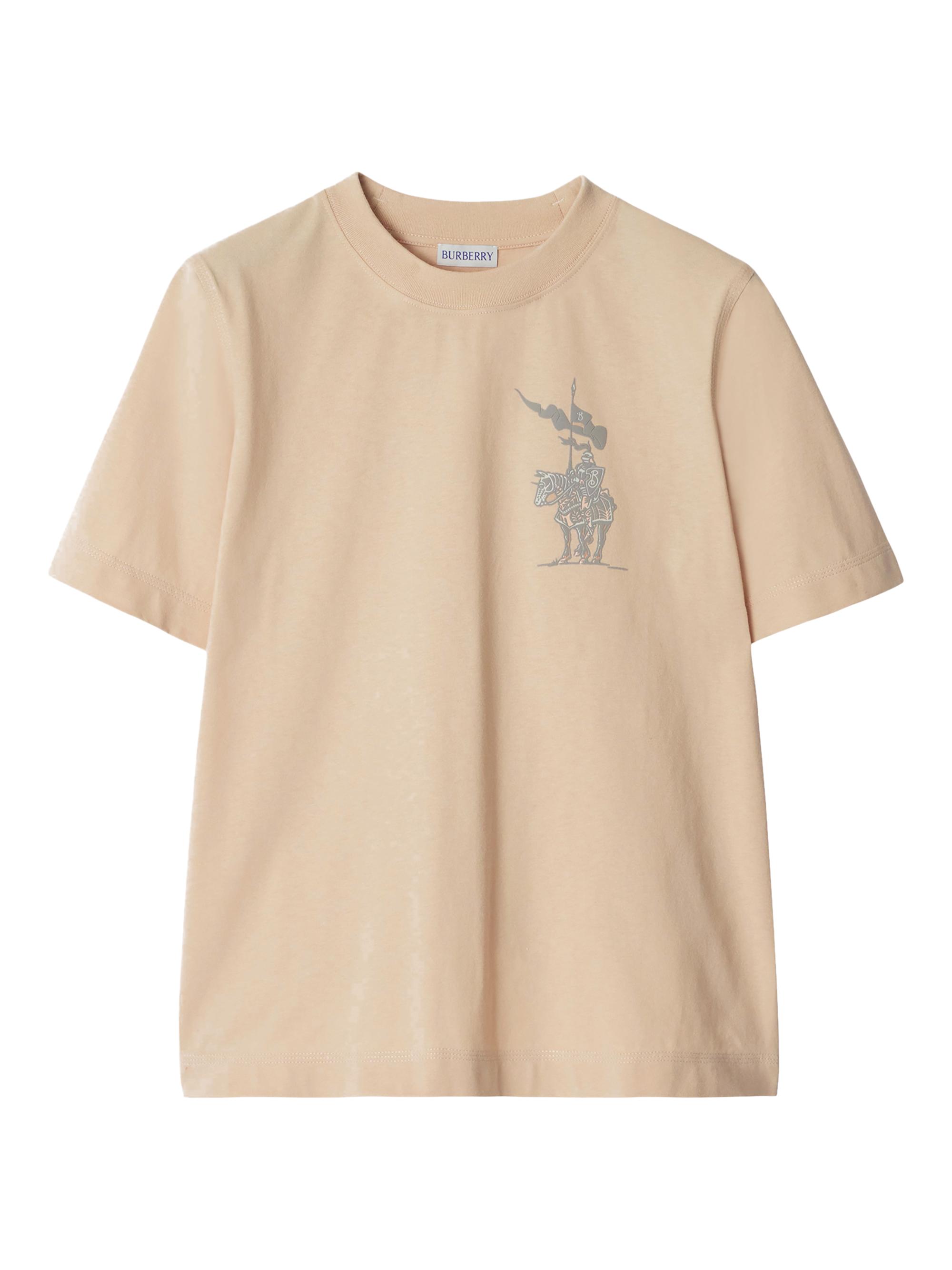 Burberry Women's EKD Cotton Crewneck T-Shirt - Teacup