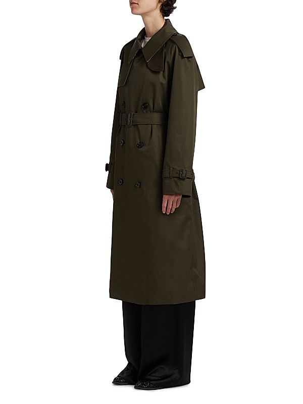 Shop Burberry Long Cotton Trench Coat | Saks Fifth Avenue Shop Burberry Long Cotton Trench Coat | Saks Fifth Avenue
