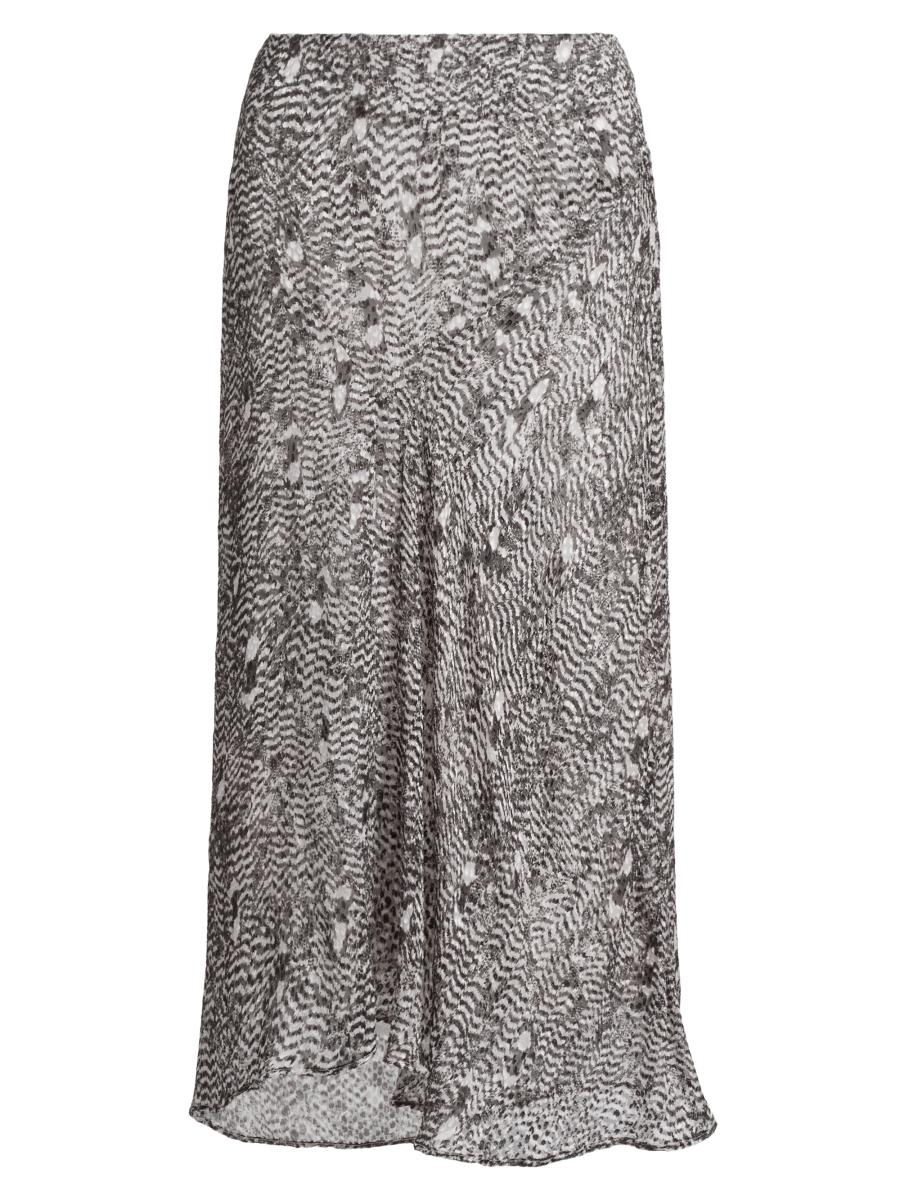 Isabel Marant★素敵！Melange 'Cashlin' Knit Skirt Isabel Marant Black White Melange Cashlin Knit Skirt