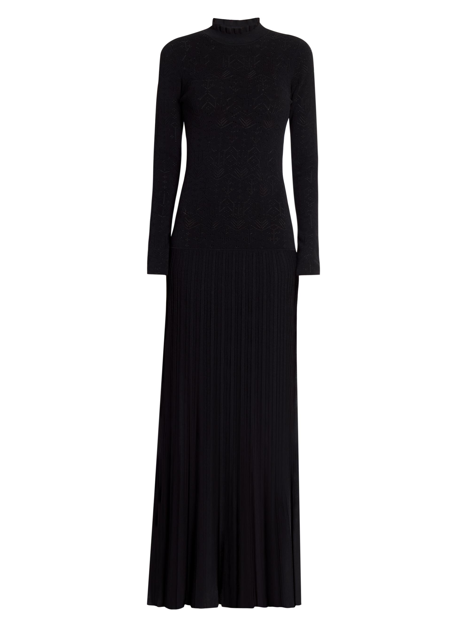 Isabel Marant Women's Gisole Sheer Pattern Gown - Black