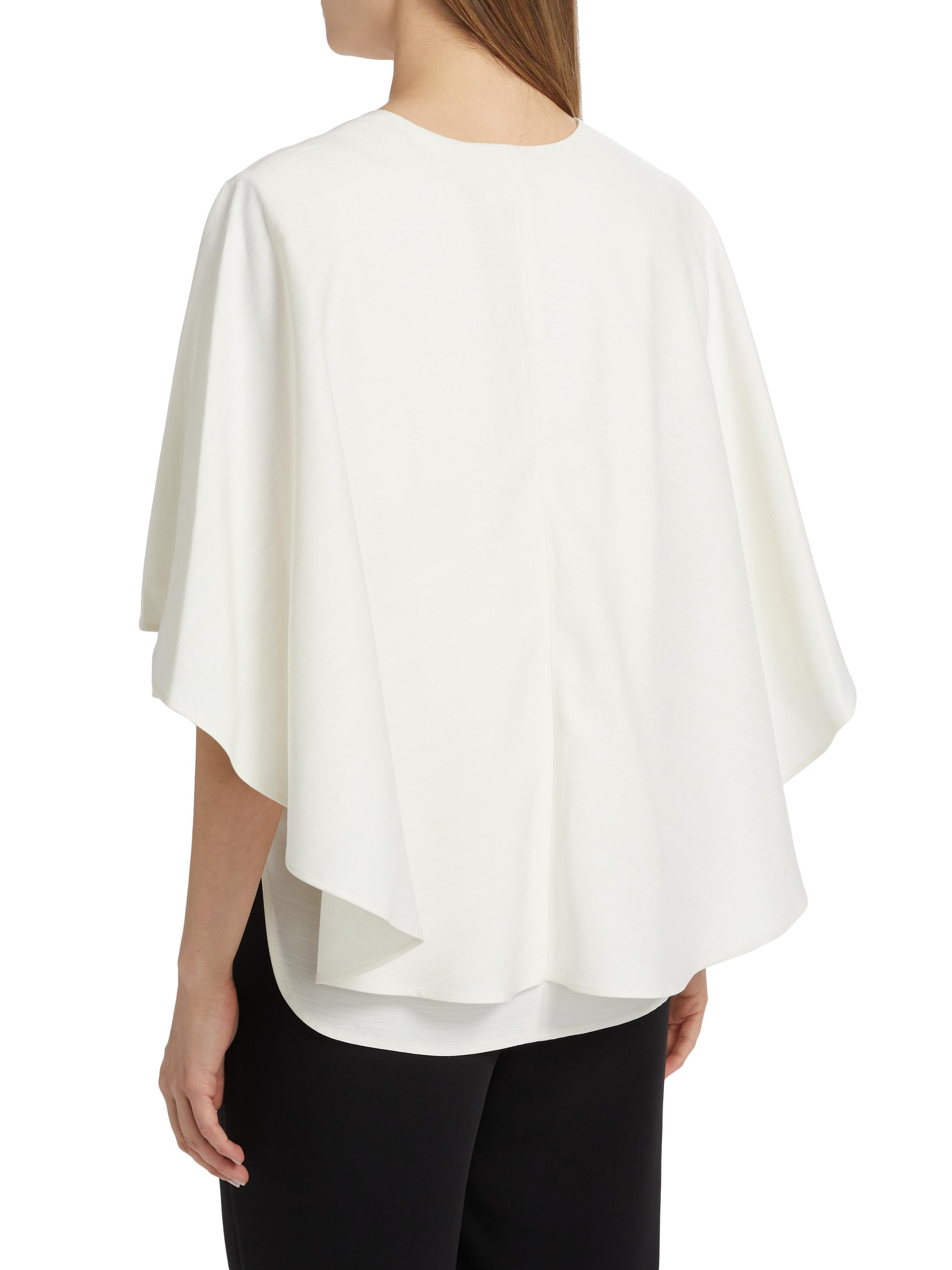 【louren 】big cape blouse Women's LC Lauren Conrad Lace Tie-Front Cape