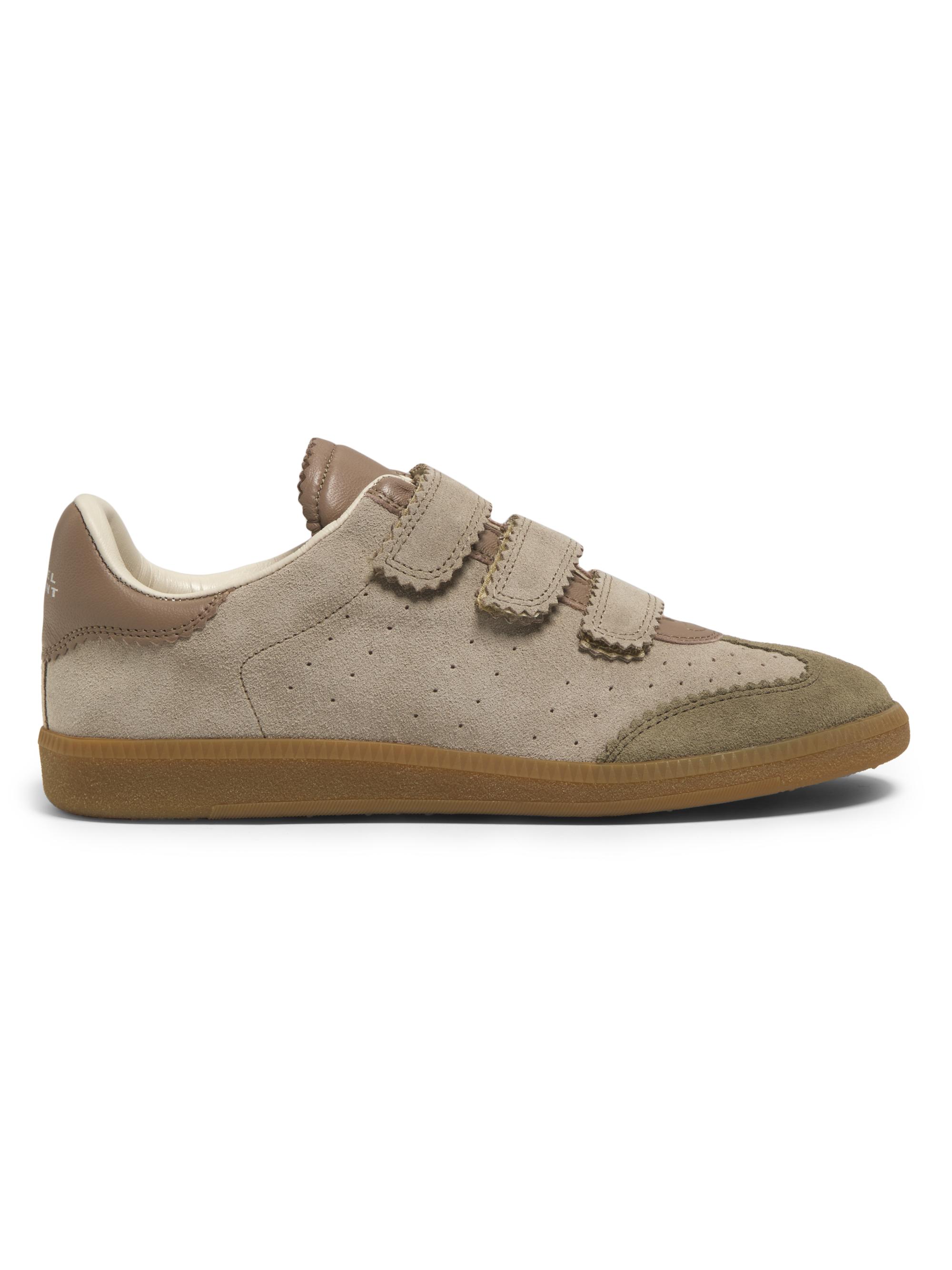 Isabel Marant Women's Beth Suede Low-Top Sneakers - Taupe