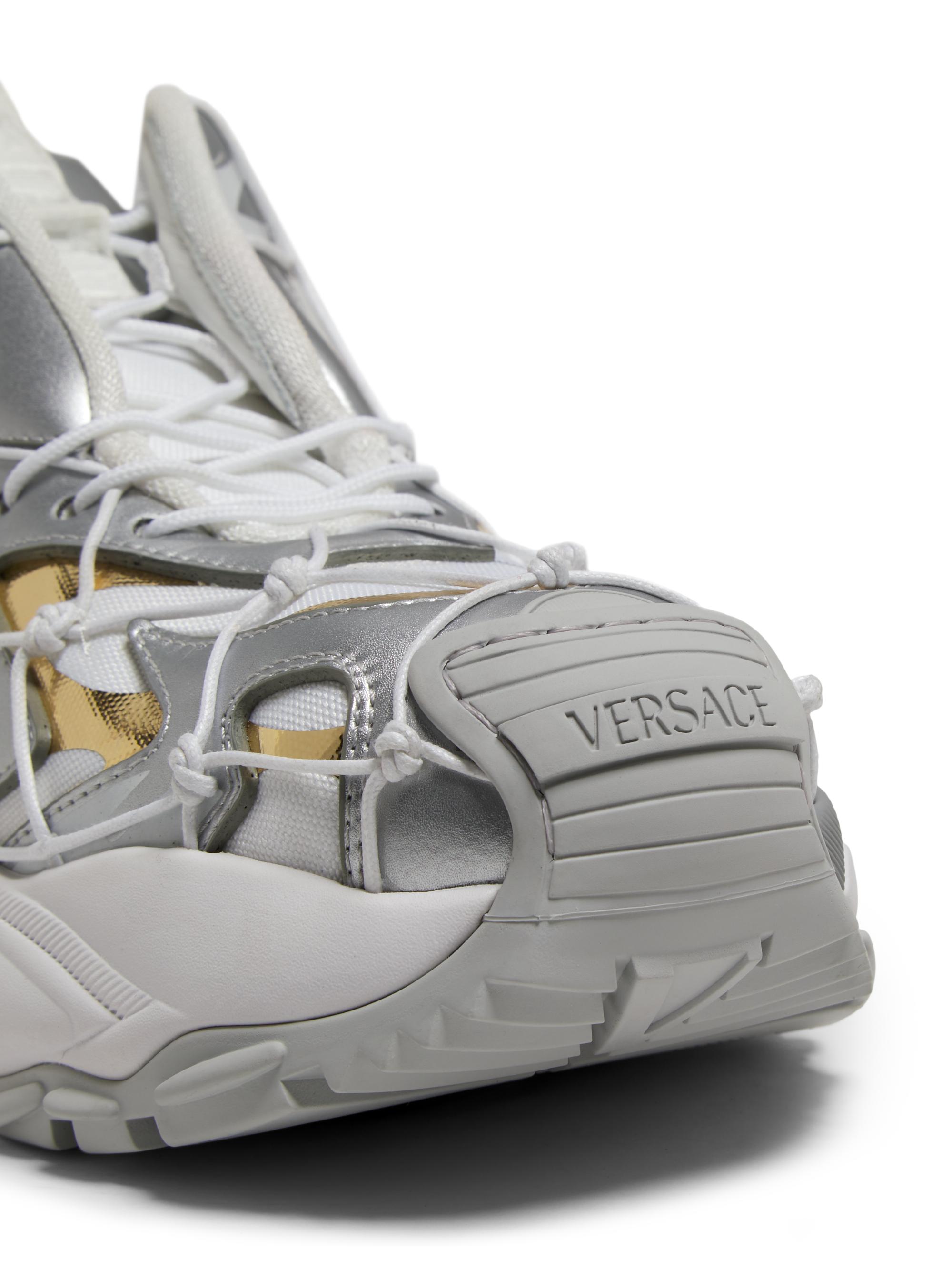 Versace Metallic Netted Sneakers | Saks Fifth Avenue