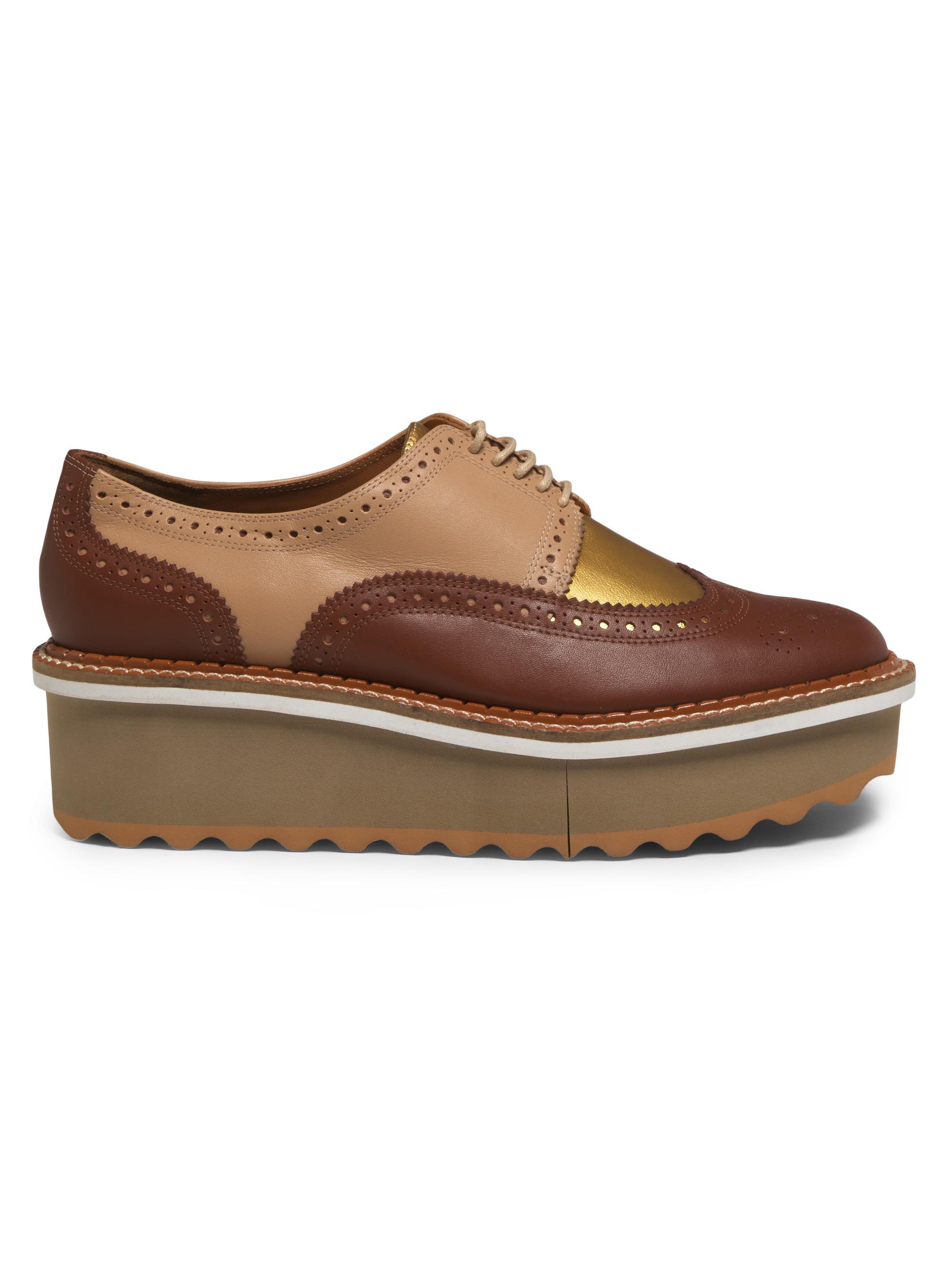 Clergerie Women's Balma Leather Derbys - Wood