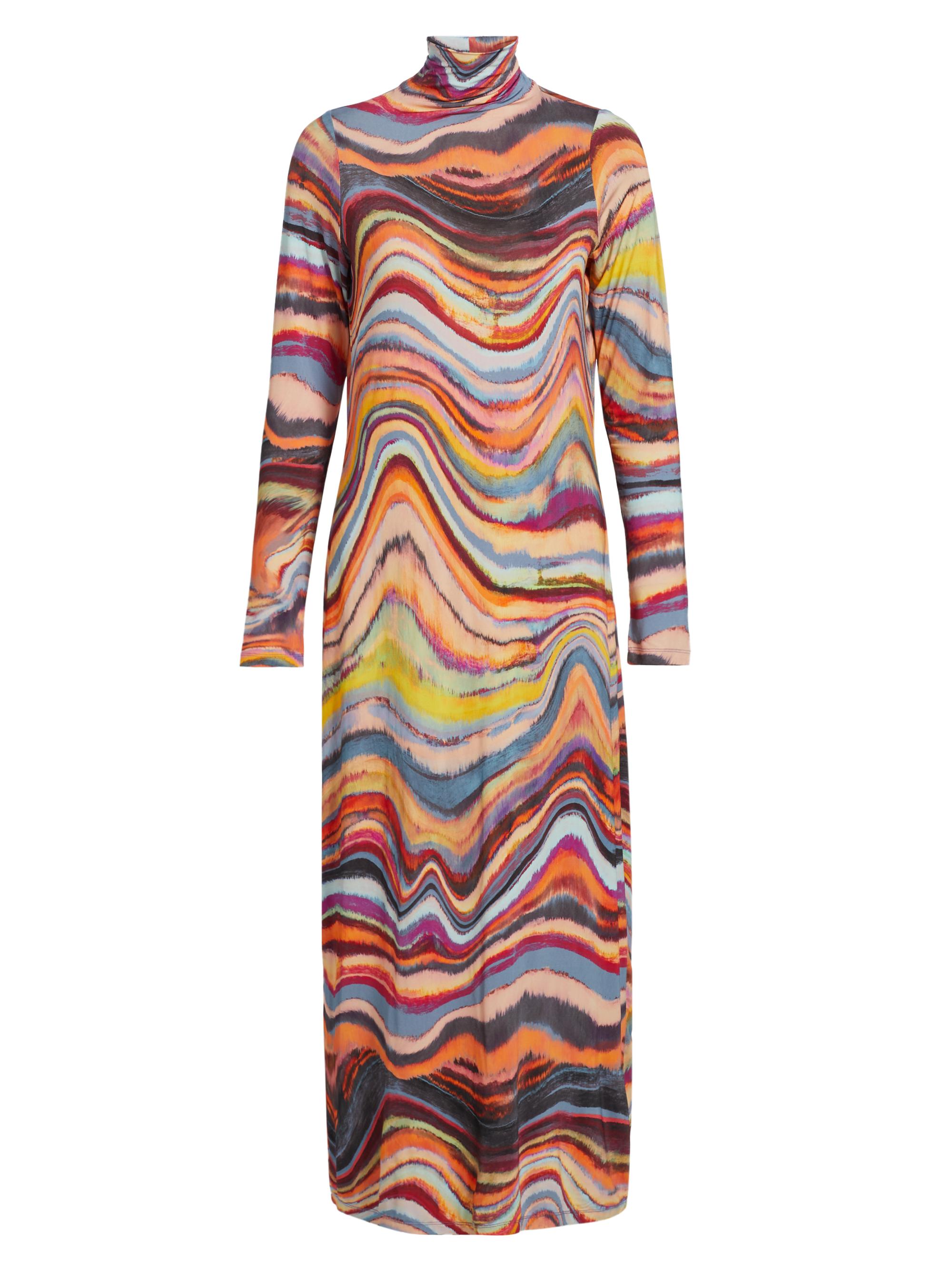 Marie Oliver Women's Paxton Abstract Striped Midi-Dress - Ammolite
