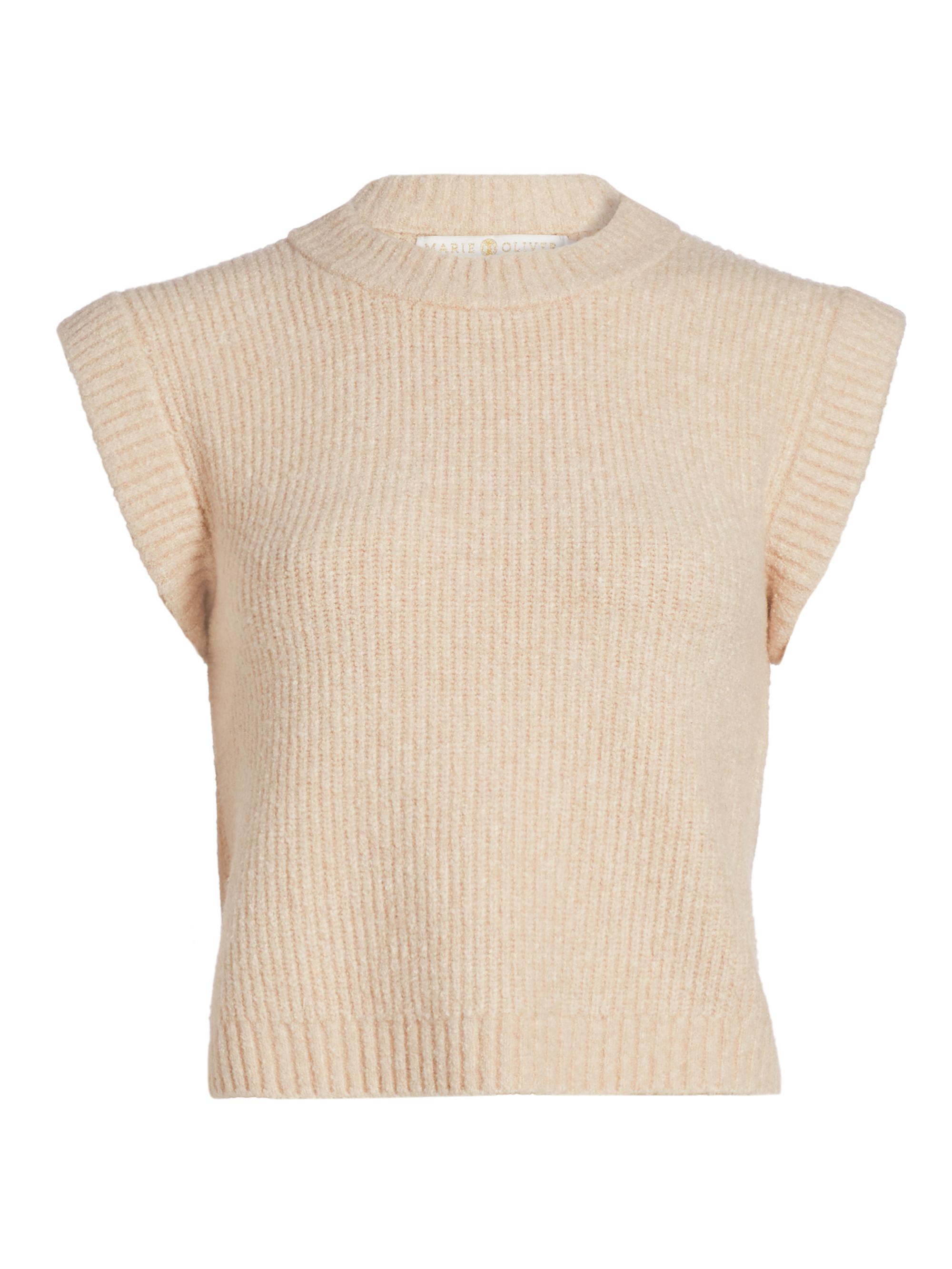 Marie Oliver Women's Belle Sleeveless Sweater - Cream