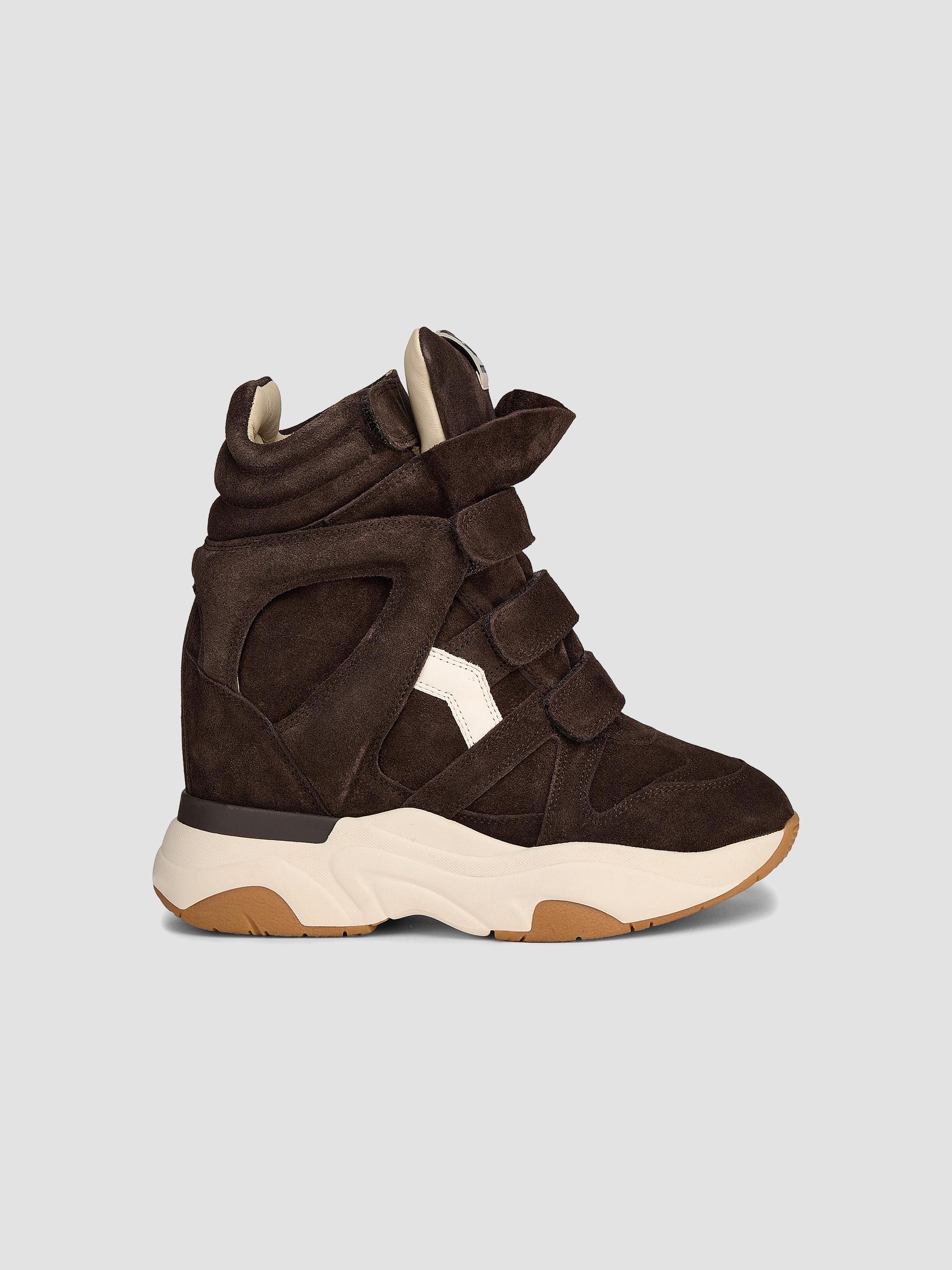 Isabel Marant Women's Balskee Suede Sneakers - Chocolate Milky White | Thumbnail 7