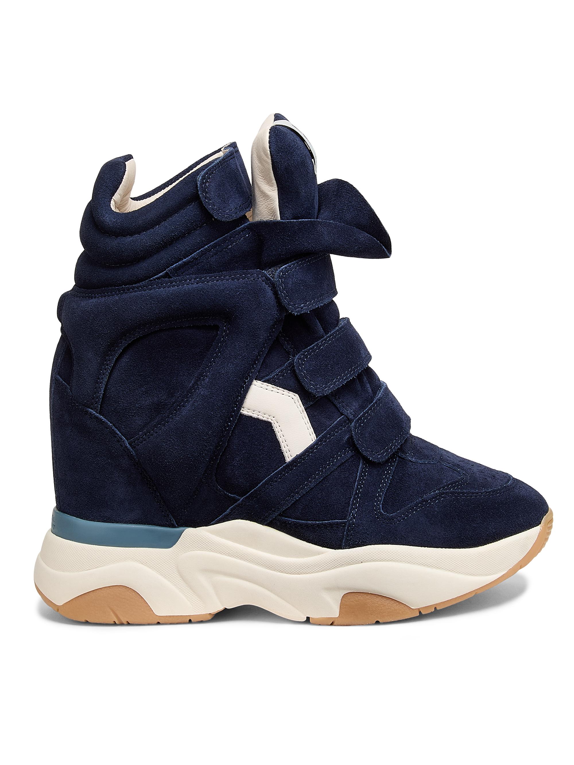 Isabel Marant Bekett Leather & Suede High-Top Platform Sneakers