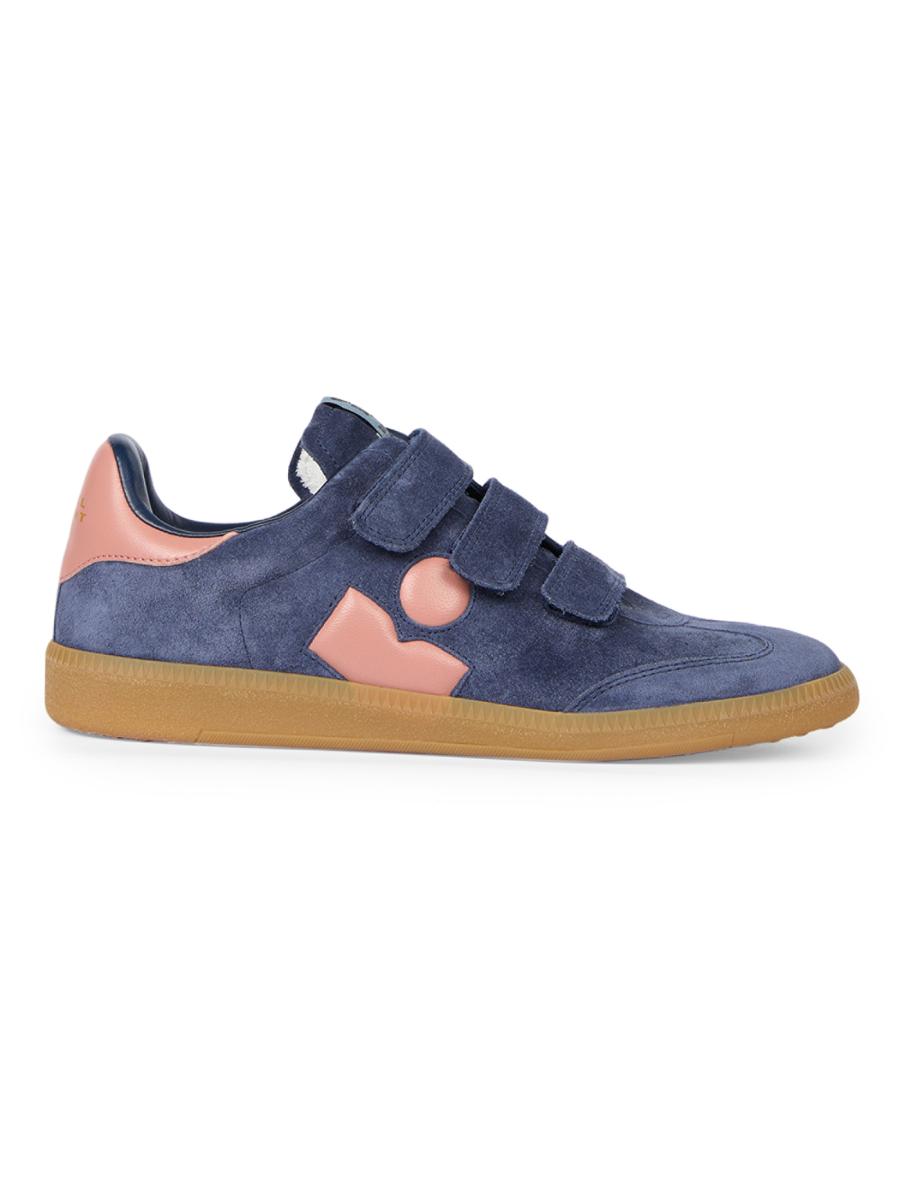 スニーカー Isabel Marant Printed Suede Sneakers Isabel Marant Tricolor Suede and Printed Canvas Bekett Wedge