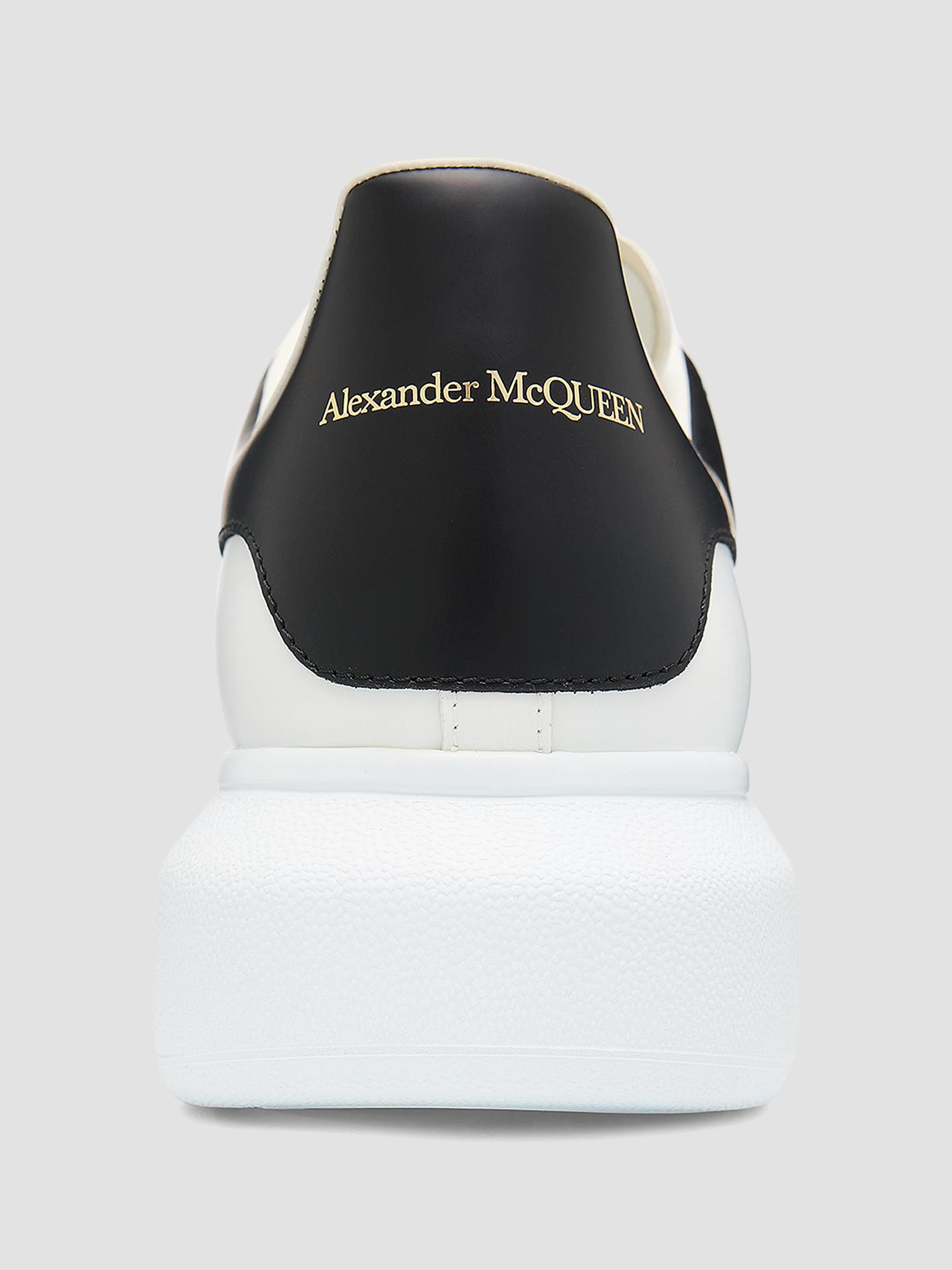 McQueen Oversized Leather Low-Top Sneakers | Saks Fifth Avenue