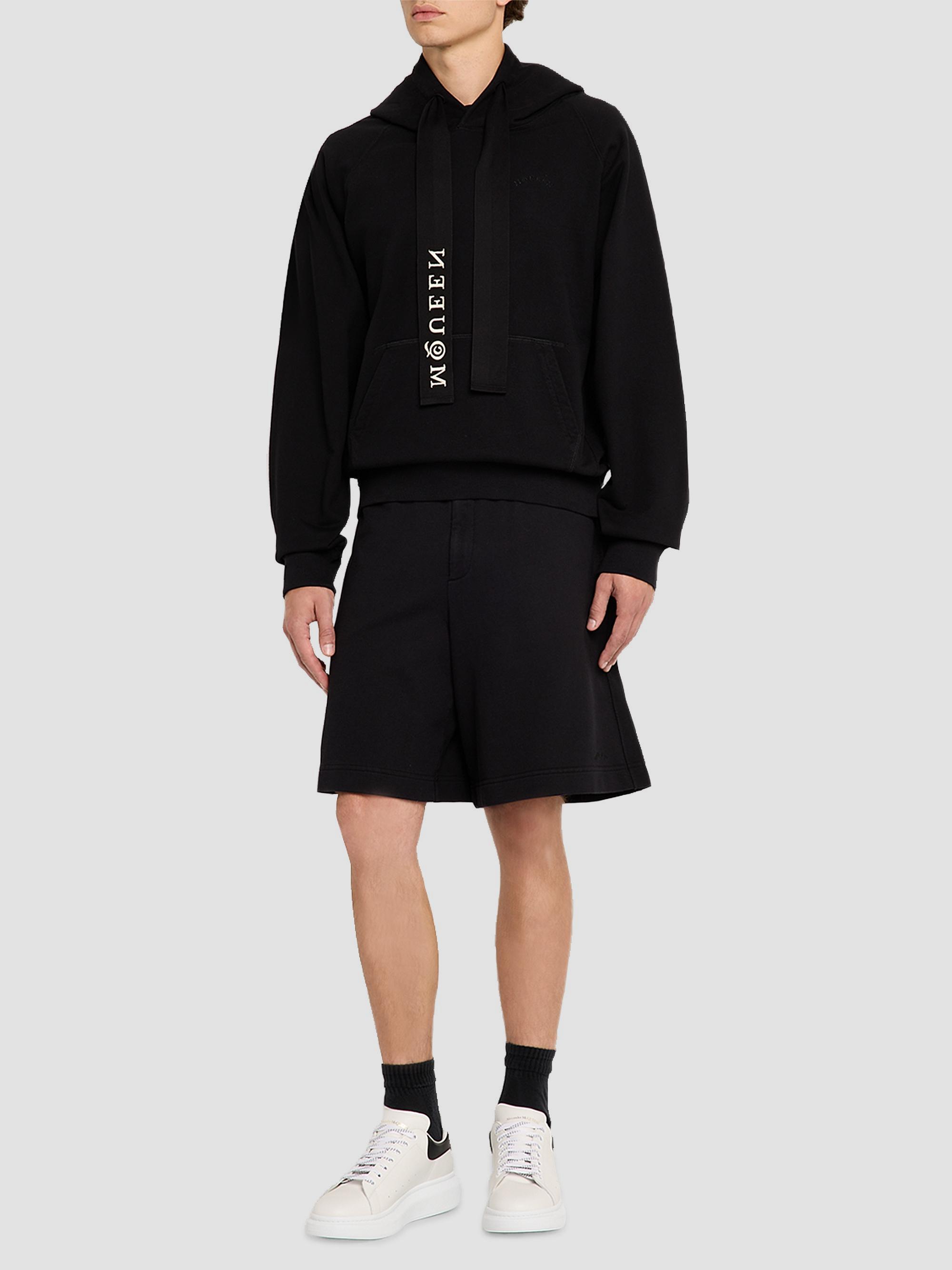 McQueen Oversized Leather Low-Top Sneakers | Saks Fifth Avenue