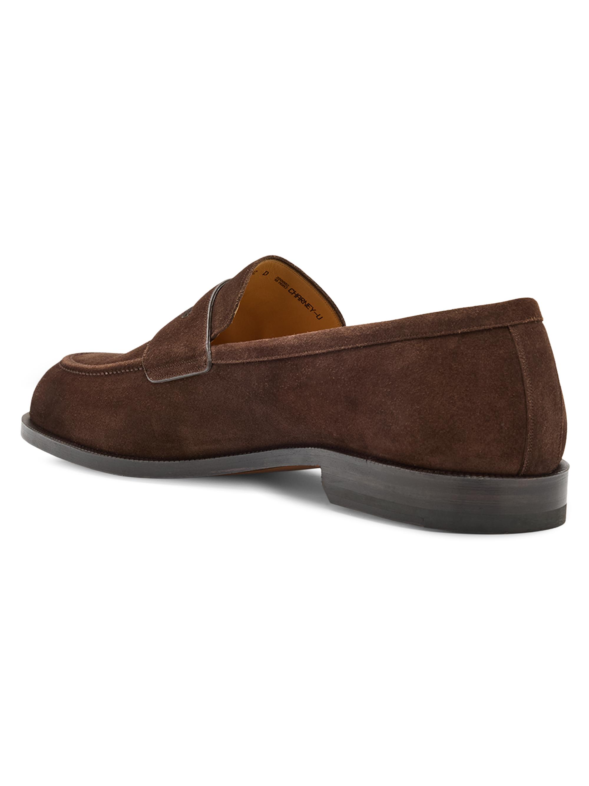 Bally Charney Suede Penny Loafers | Saks Fifth Avenue display picture 1