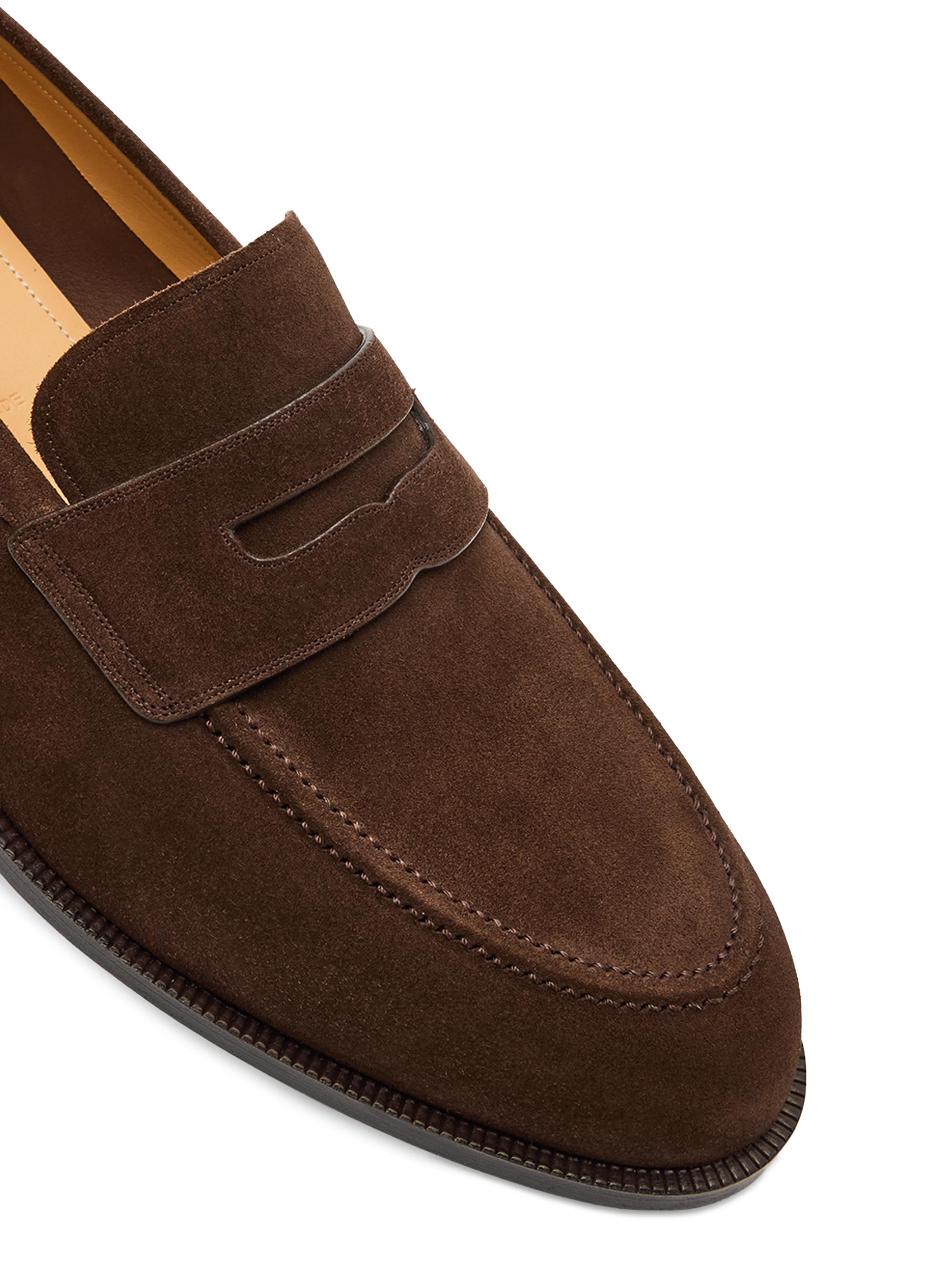 Bally Charney Suede Penny Loafers | Saks Fifth Avenue