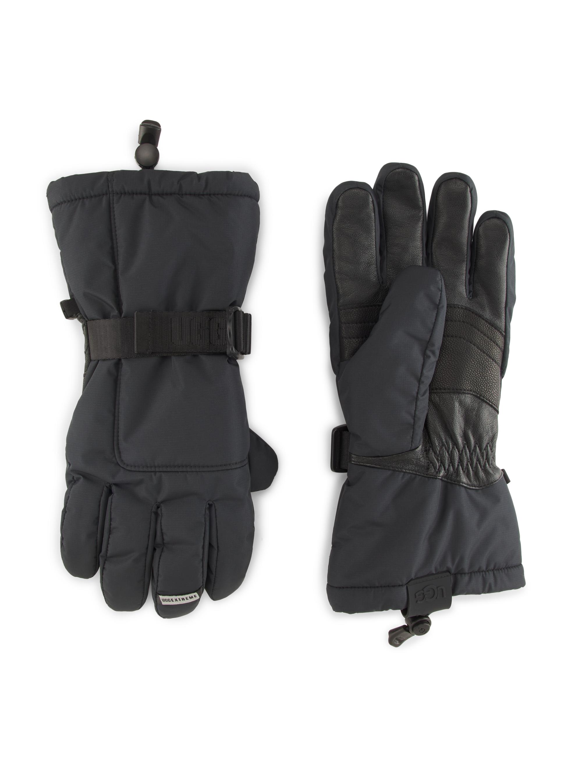 UGG Men's extreme Shasta Gauntlet Gloves - Black