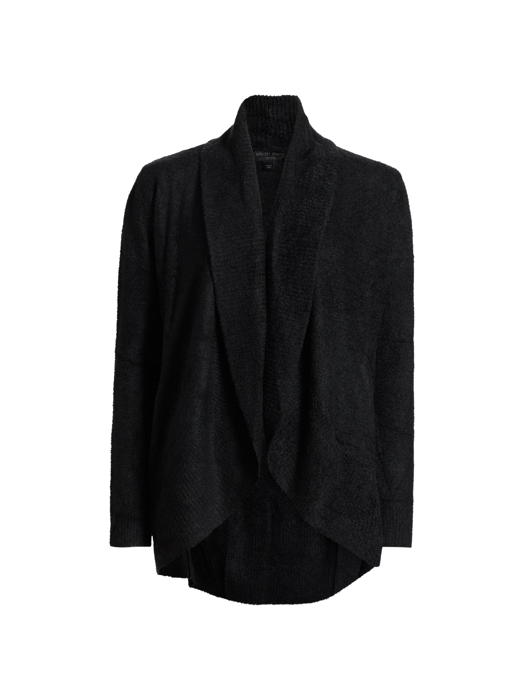 Barefoot Dreams Women's Cozychic Lite Circle Cardigan - Black - Women's Clothing